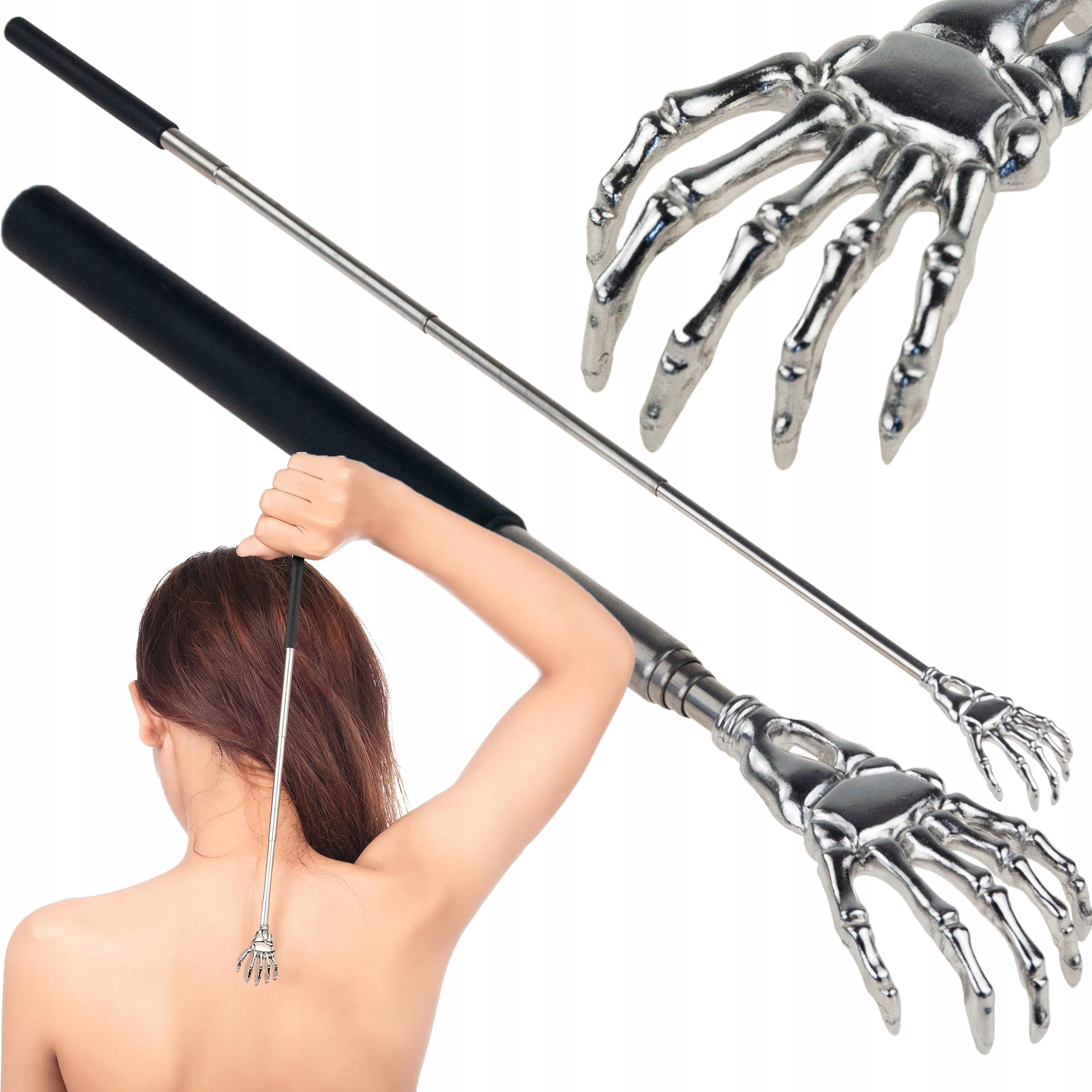 Łapka do drapania pleców teleskopowa metalowa składana – Twój niezastąpiony masażer