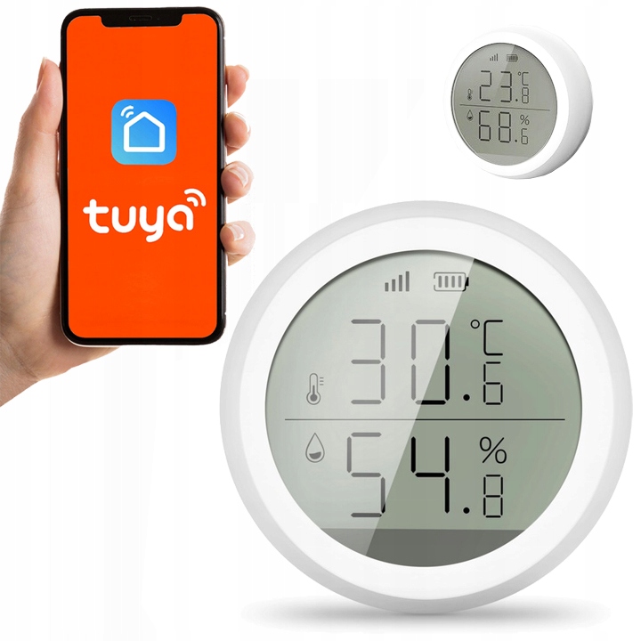 Czujnik MBG line ZigBee HS01 – Inteligentny pomiar temperatury i wilgotności