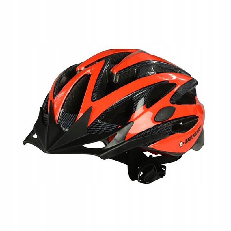 Kask rowerowy regulowany MTB r. M 55-58 cm (czerwono-czarny) – Bezpieczeństwo i styl na każdej trasie