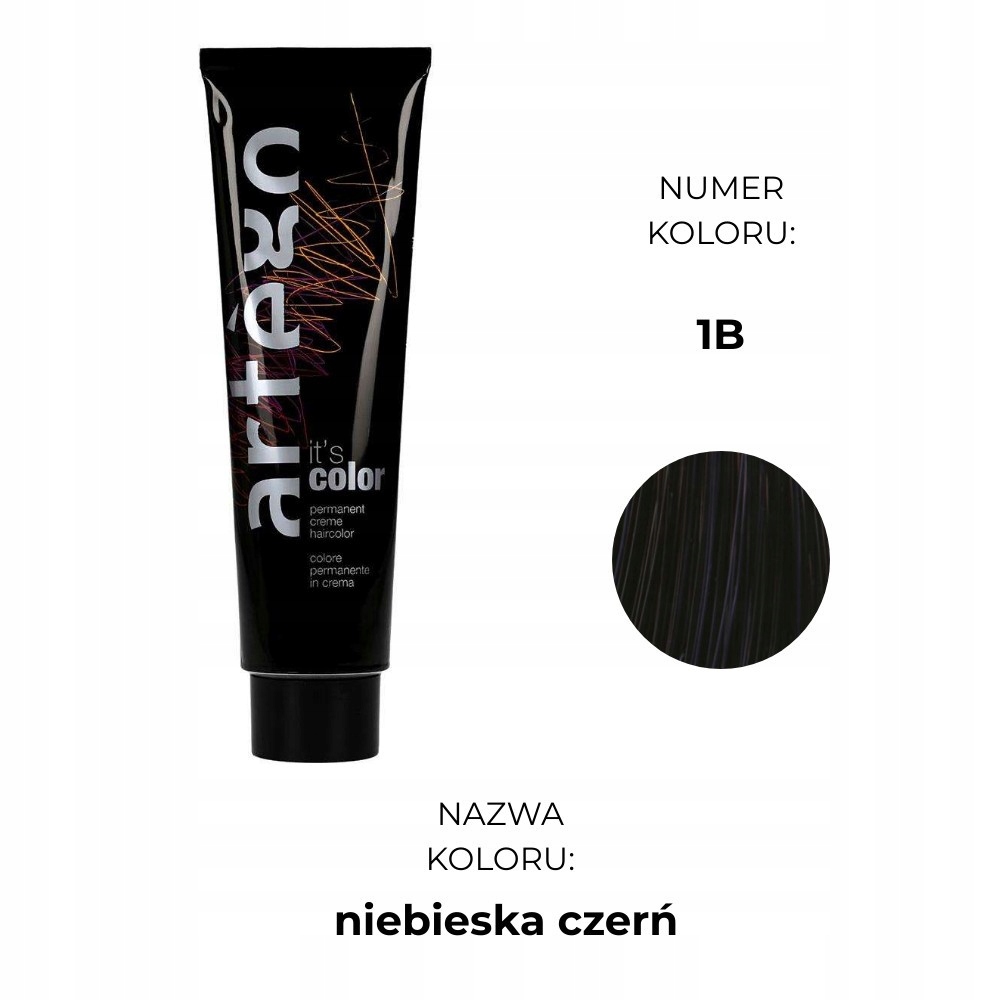 Trwały i intensywny kolor bez zabarwień na skórze