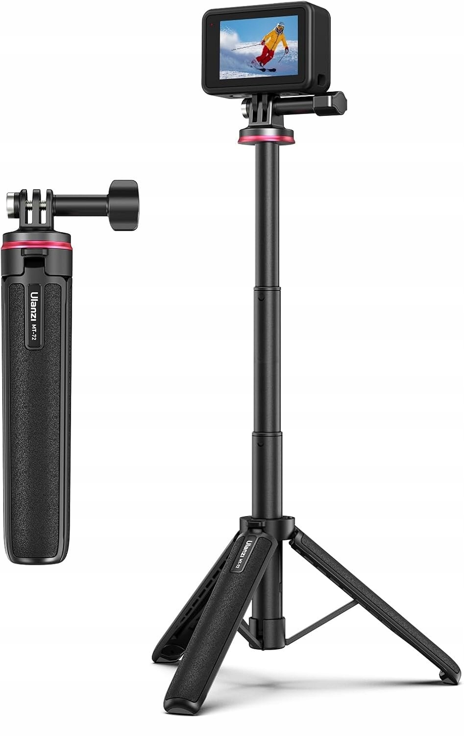 Funkcjonalność 3w1: statyw, uchwyt i monopod