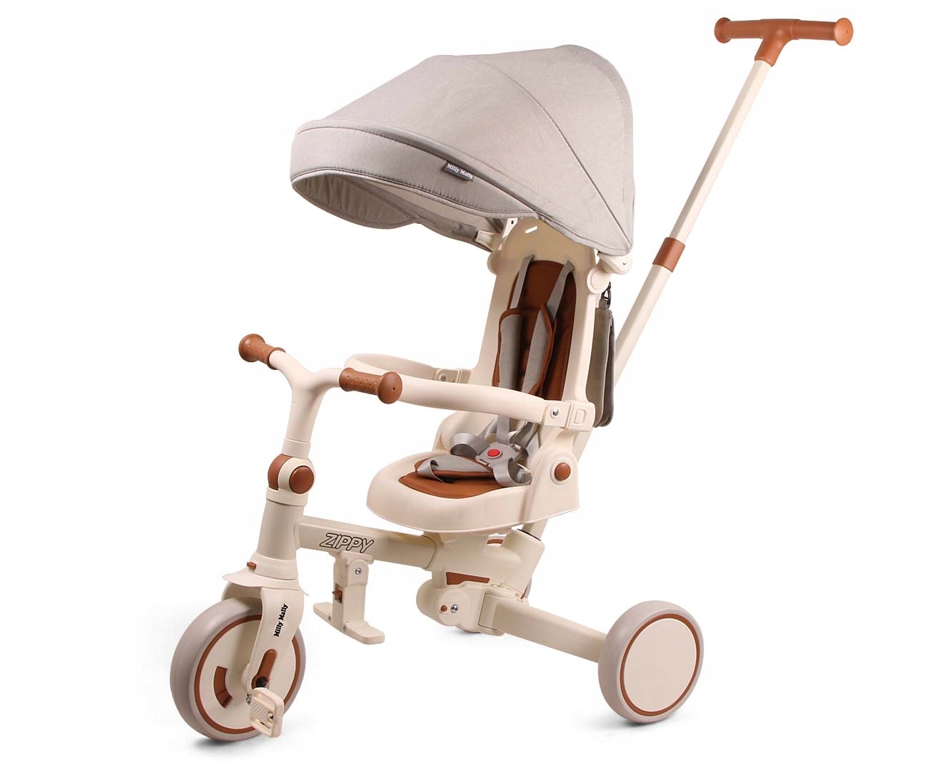 Milly Mally Rowerek Trójkołowy Zippy Beige – Idealny towarzysz zabaw dla Twojego dziecka
