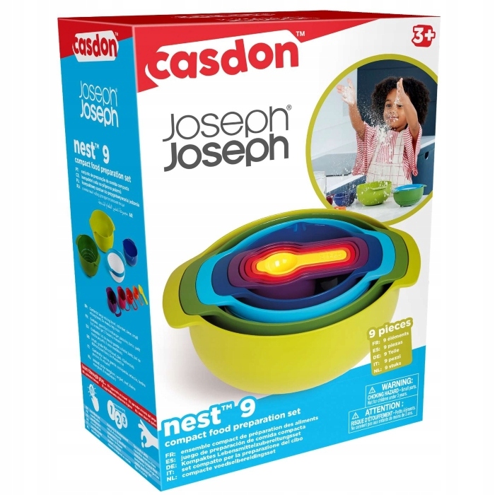 Joseph Joseph Nest – Zestaw misek i miarek 9 elementów dla małych kucharzy