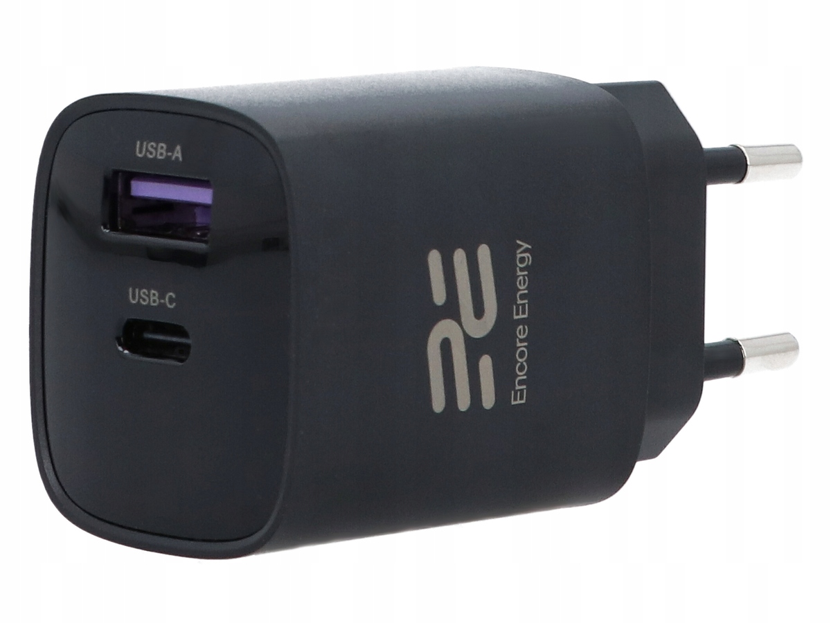 Podwójne złącza USB-C i USB-A – Ładowanie dwóch urządzeń jednocześnie