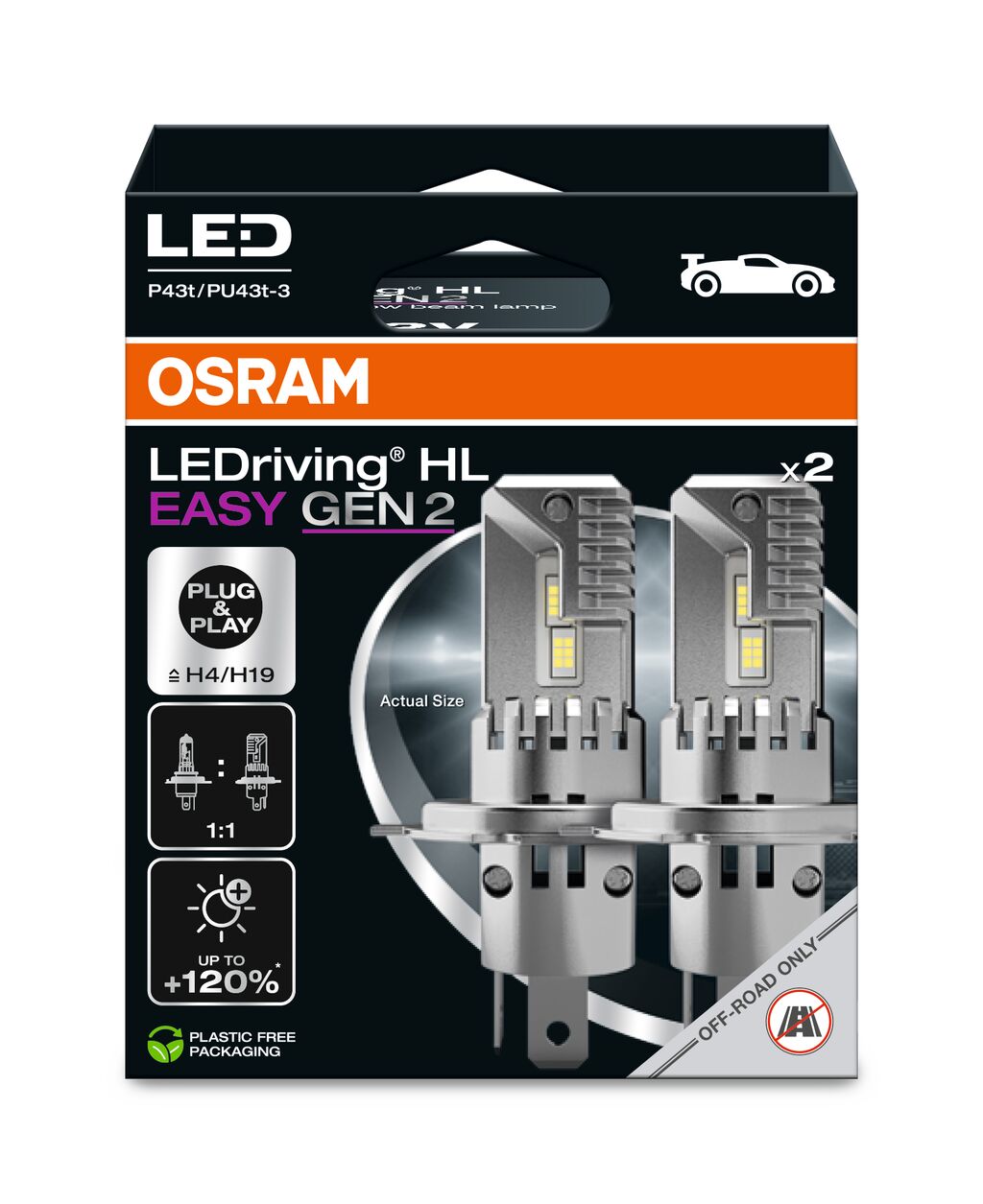 LEDriving HL Easy Gen 2 H4/H19 12V – Nowoczesne oświetlenie LED do Twojego pojazdu