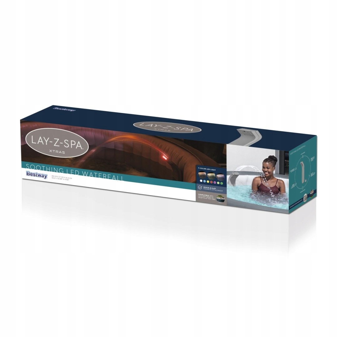 Fontanna wodna z Podświetleniem LED do Lay-Z-Spa BESTWAY – Idealne akcesorium do relaksu