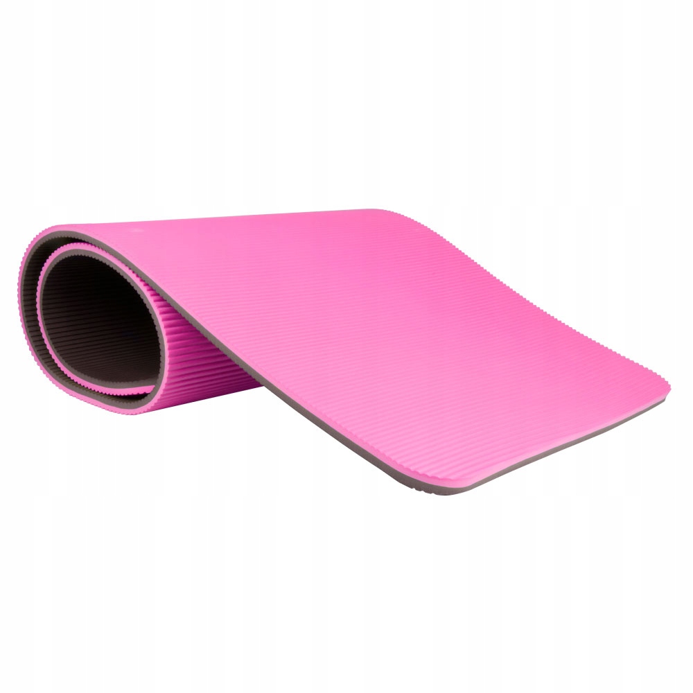 Profesjonalna mata do ćwiczeń fitness inSPORTline Profi 180 cm x 60 cm x 1.6 cm (Różowa)