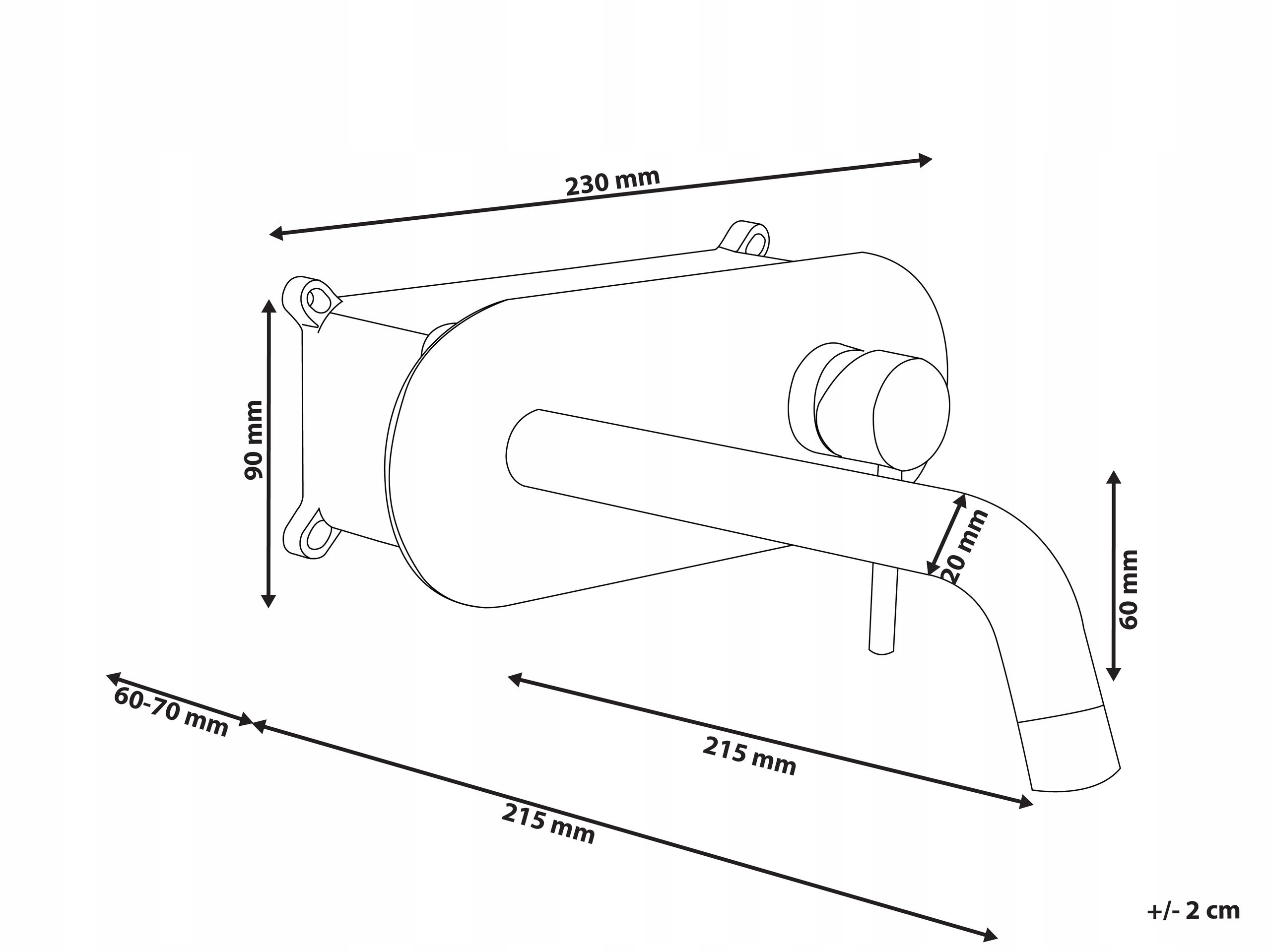 Wymiary i szczegóły techniczne baterii GUAIBA