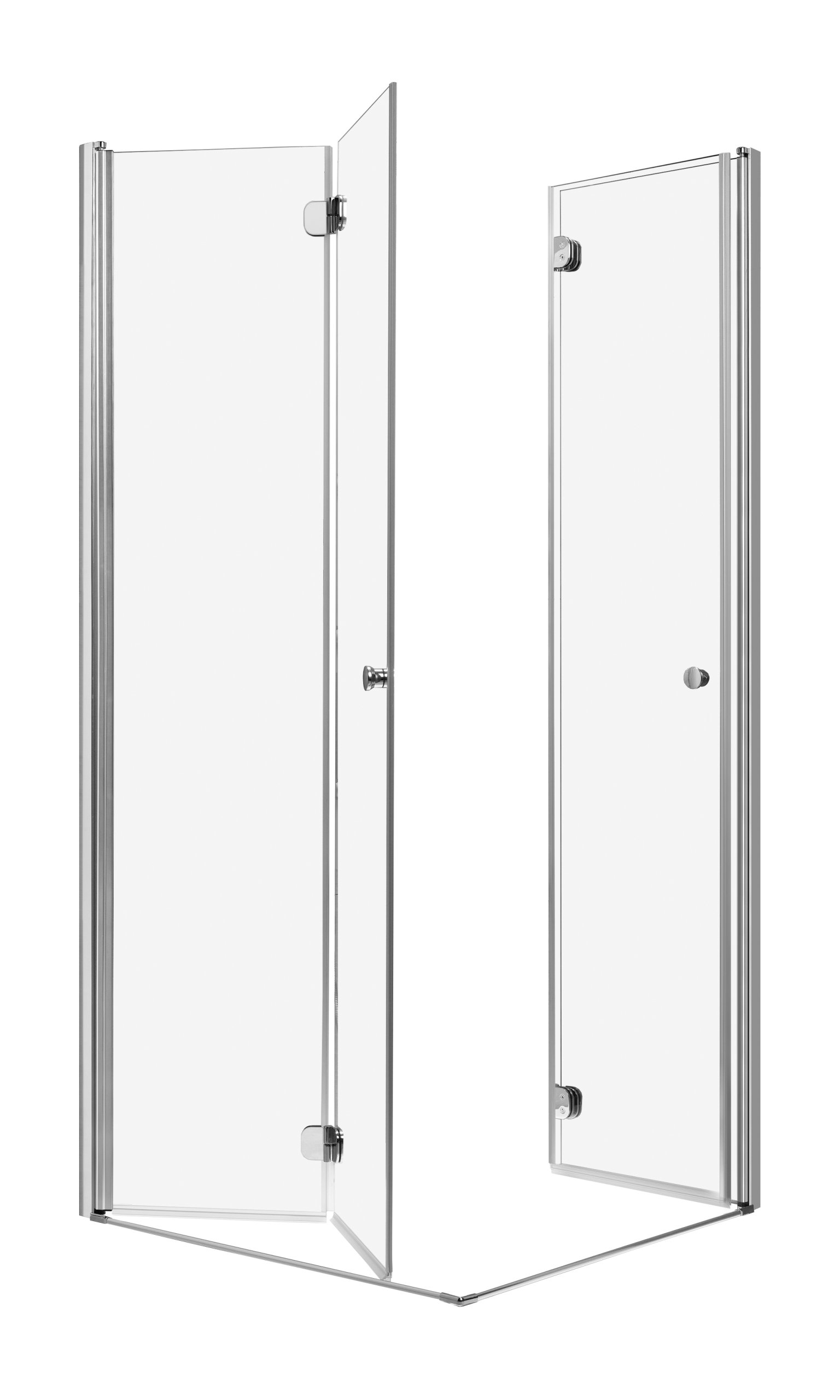 Kabina prysznicowa Eos KDD B 90x90 Chrom/Przejrzyste – Elegancja i funkcjonalność w Twojej łazience