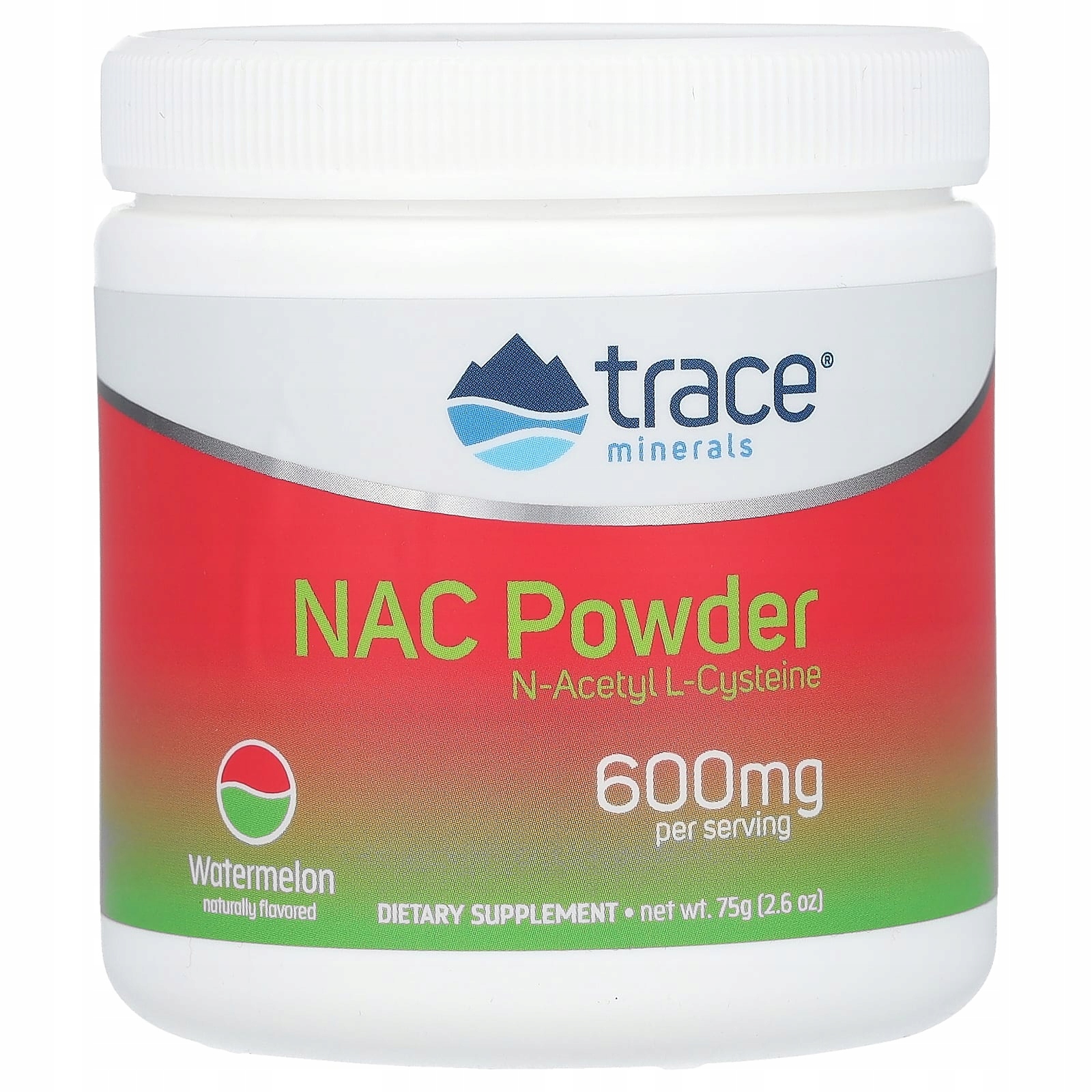 Trace Minerals NAC Powder – N-Acetyl L-Cysteina w smaku arbuza dla zdrowia