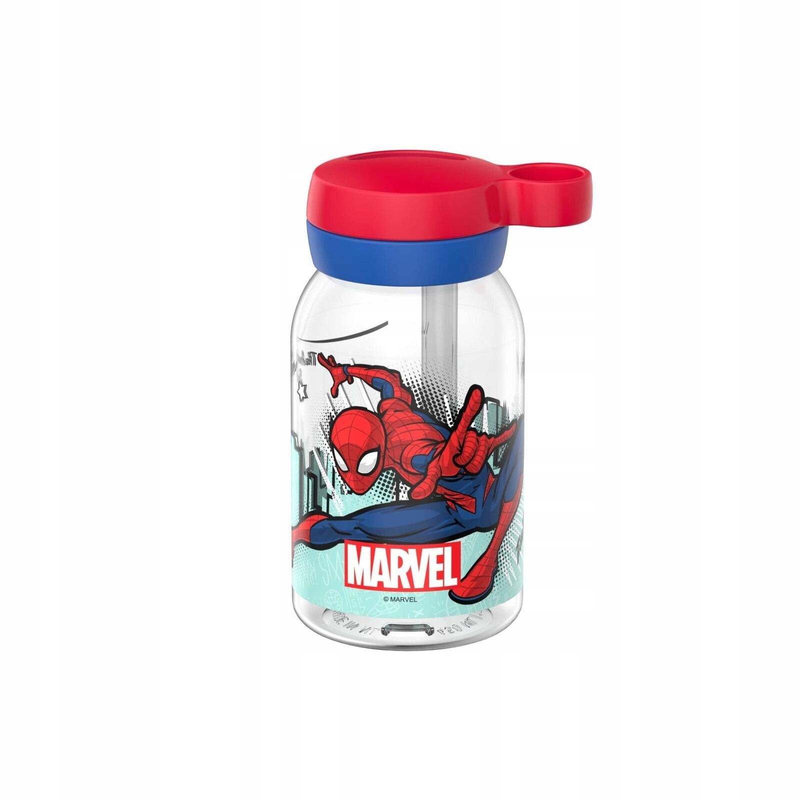 Butelka ze słomką Campus 450 ml Spiderman – Idealna dla małych superbohaterów