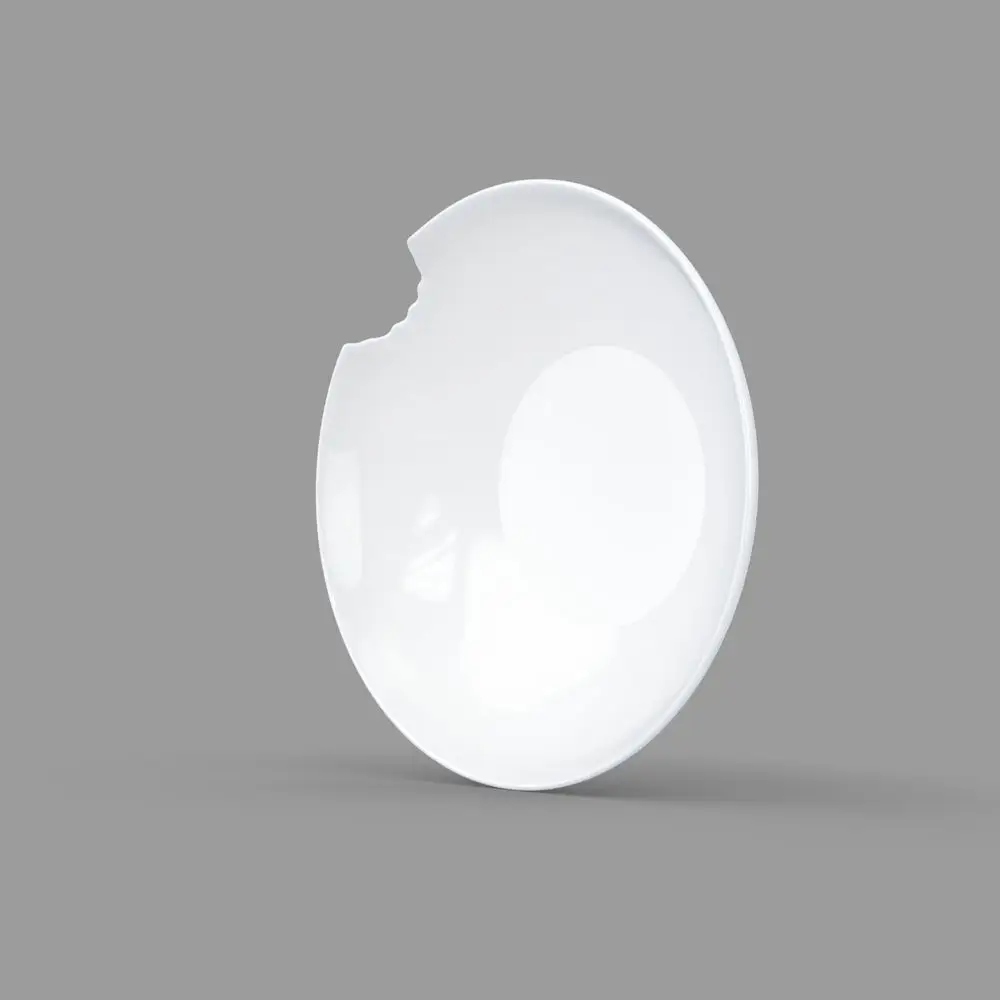 Unikalny design talerzy z kęsem