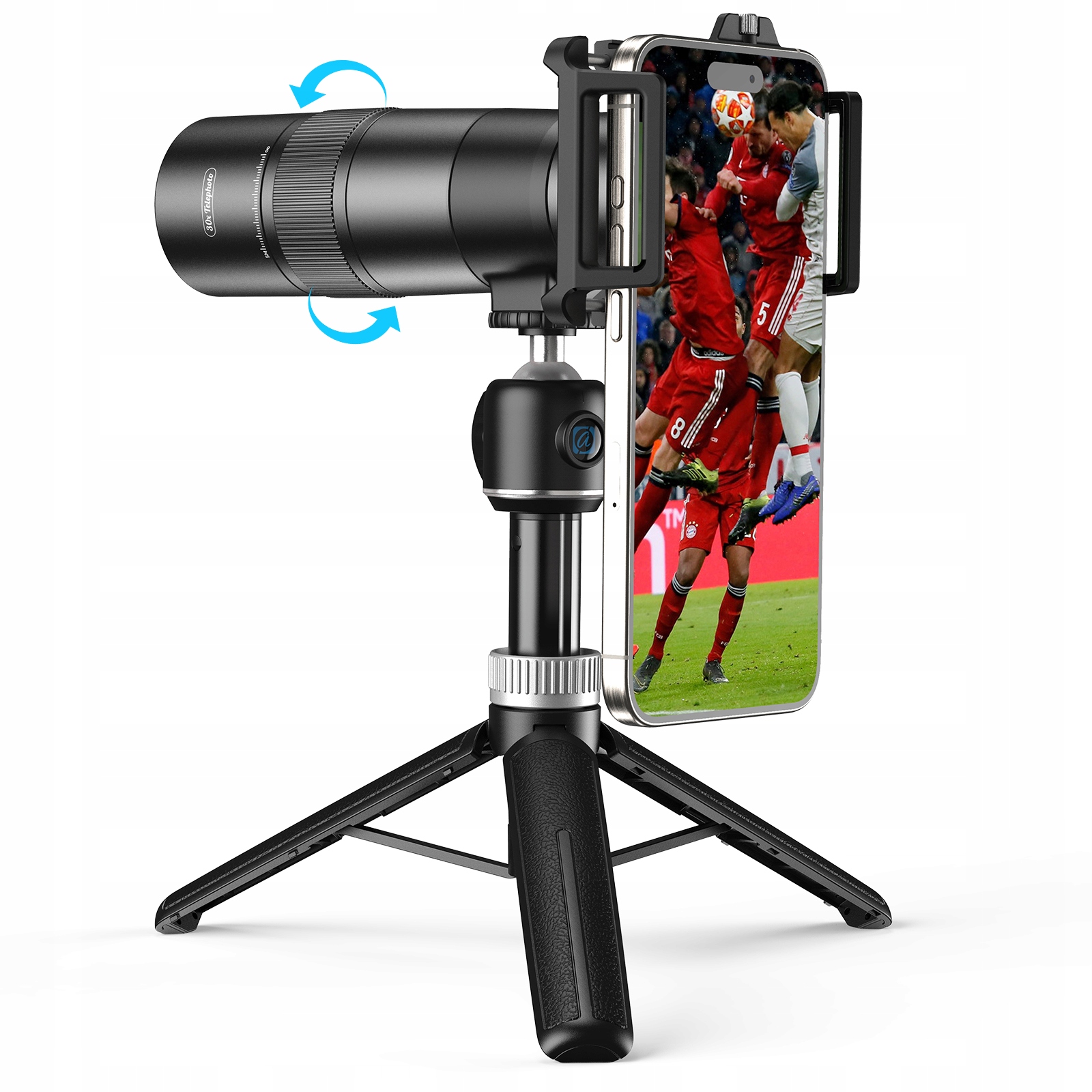 Profesjonalne funkcje obiektywu telefoto i makro