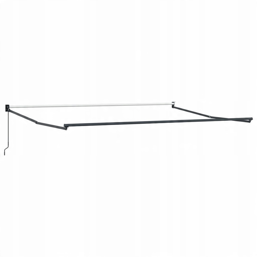 Ręczna markiza Biała 450x300 cm – Idealna ochrona przed słońcem