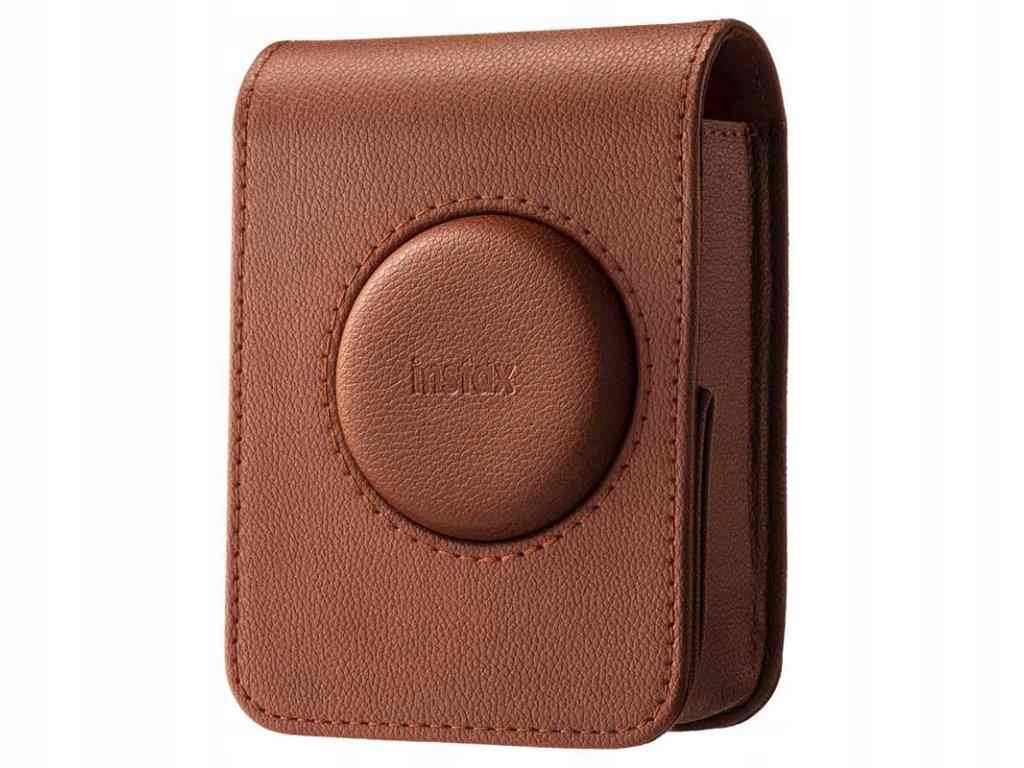 Pokrowiec Fujifilm instax evo Bag brązowy – Elegancka ochrona dla Twojego aparatu