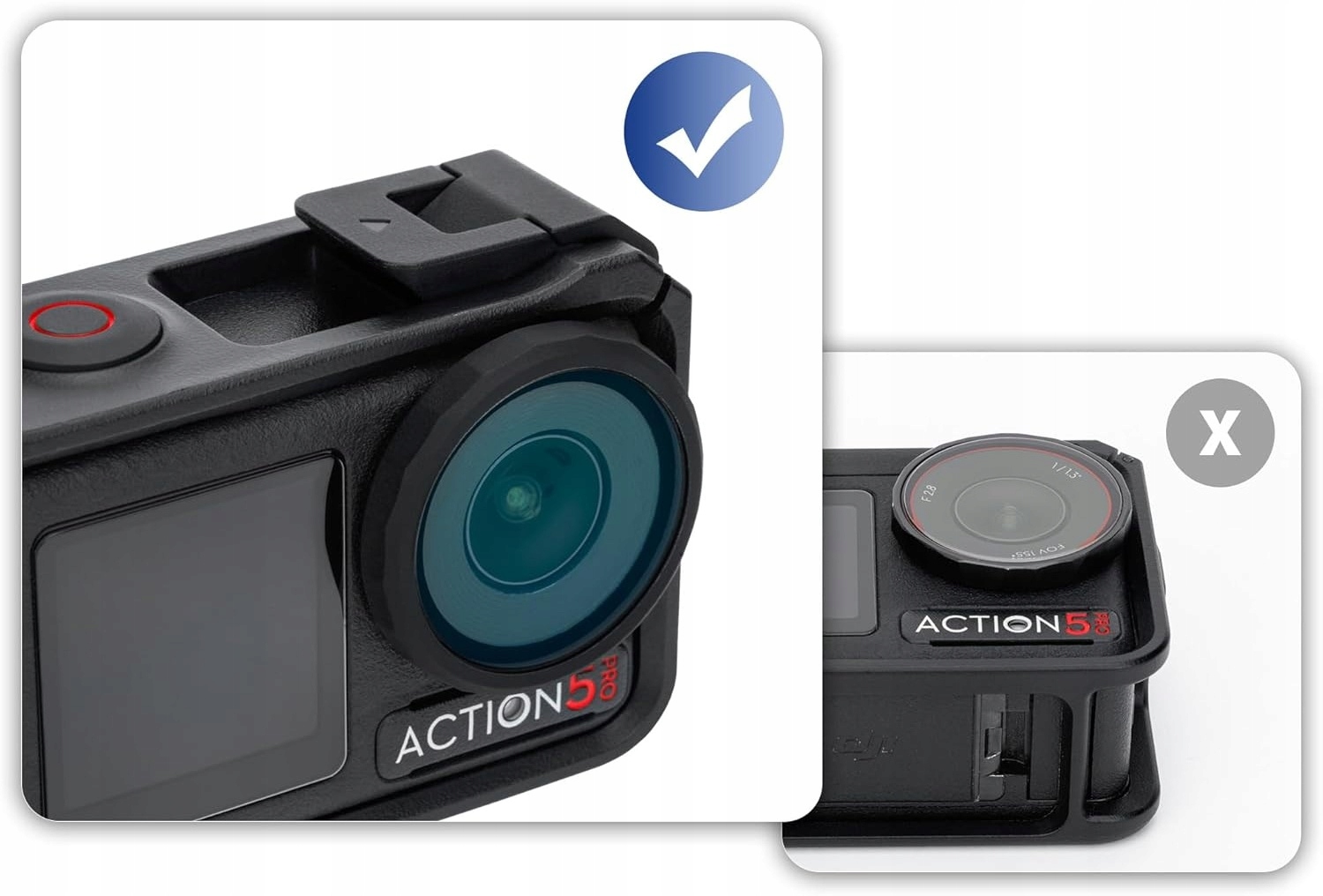 Dedykowane do kamer DJI Osmo Action – Idealne dopasowanie