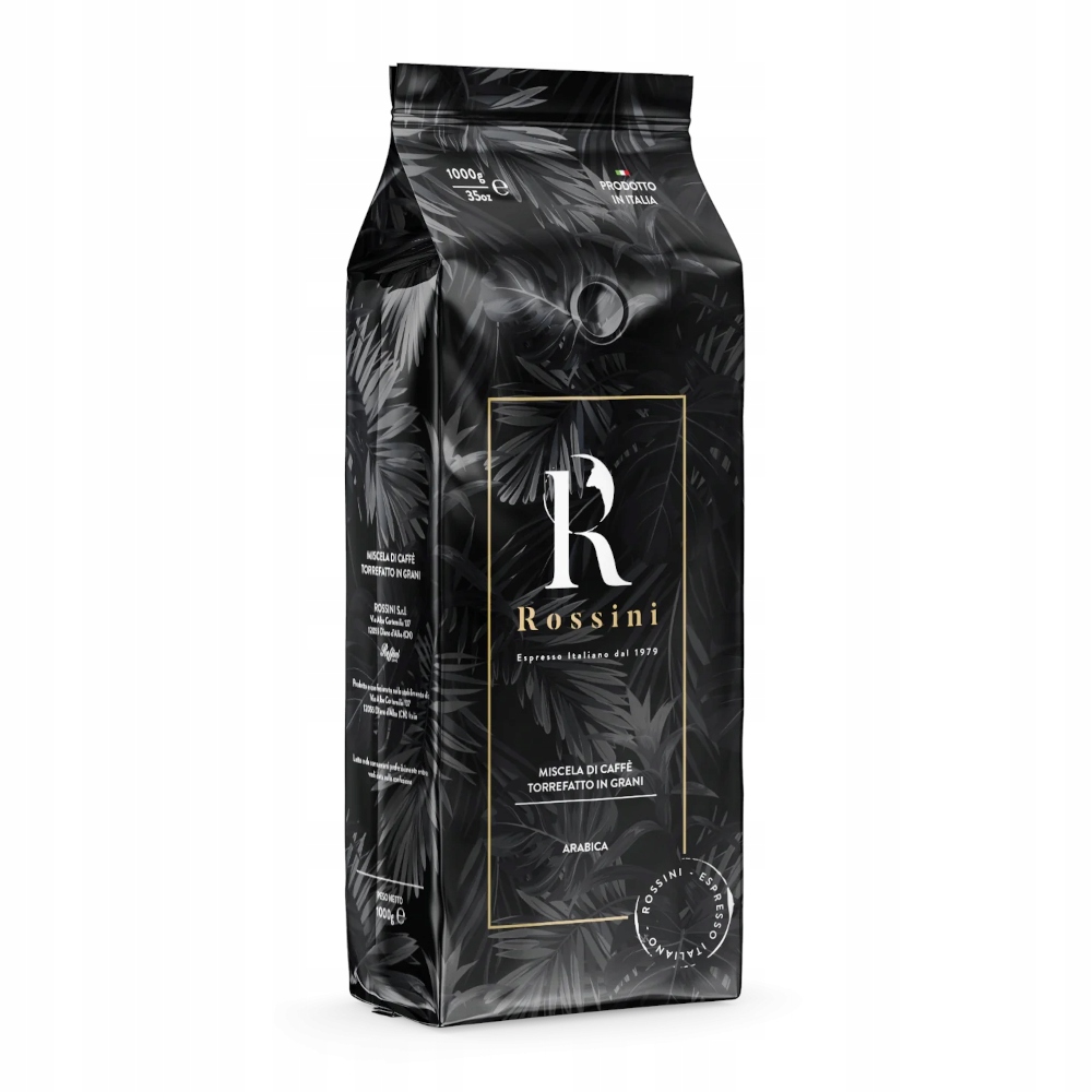 Kawa włoska ziarnista Rossini Arabica 1kg – Wyjątkowy smak i aromat