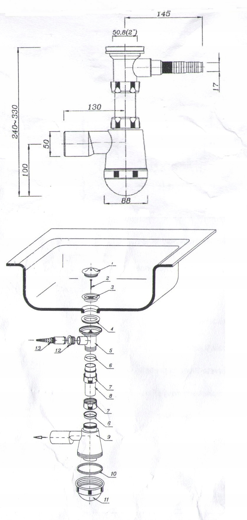 Średnica otworu – 50 mm dla optymalnego przepływu