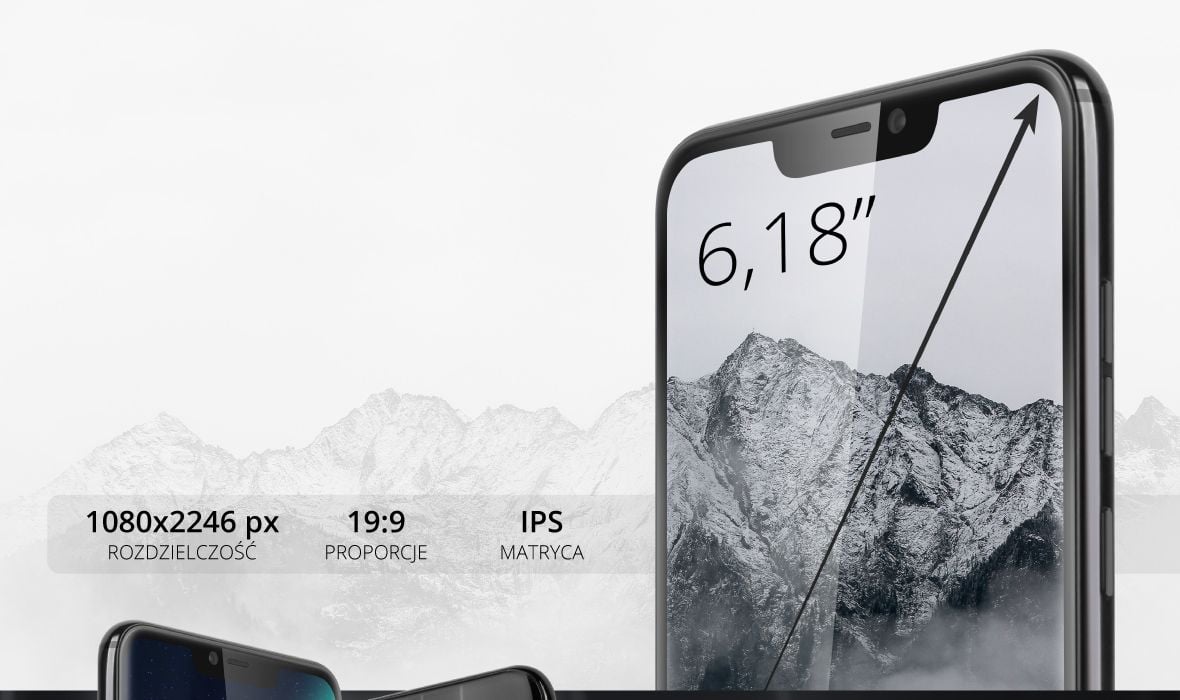 Poszukujesz smartfona, na którym zmieści się naprawdę dużo treści? Najnowszy flagowiec –  Kruger&Matz LIVE 7S jest właśnie dla Ciebie! Wyświetlacz FHD+ o przekątnej 6,18”, w którym zastosowano proporcje 19:9 sprawia, że na ekranie widoczne jest znacznie więcej treści wertykalnych, co znacznie poprawi komfort przeglądania stron internetowych!