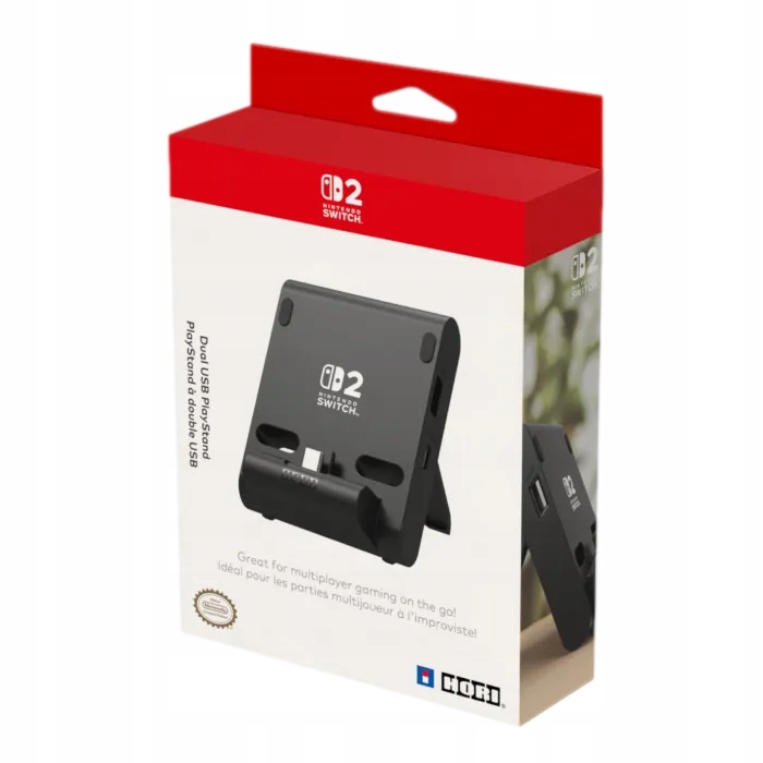 HORI SWITCH2 PlayStand Dual USB – Idealny stojak do Nintendo Switch 2