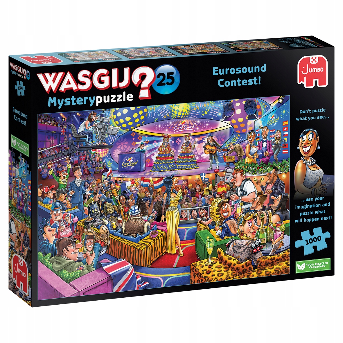 Tm Toys Puzzle 1000 elementów Wasgij Eurowizja – Odkryj tajemnice puzzli