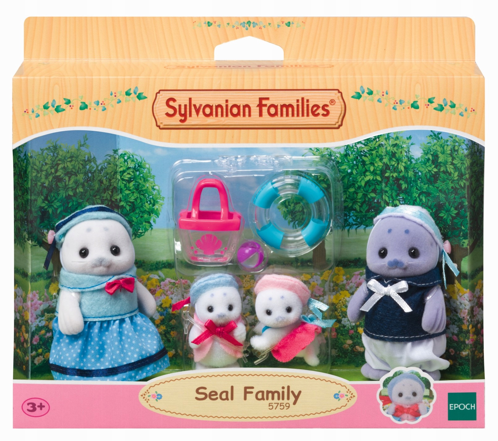 Figurka Epoch SYLVANIAN Rodzina fok 05759 – Urocza zabawa dla dzieci