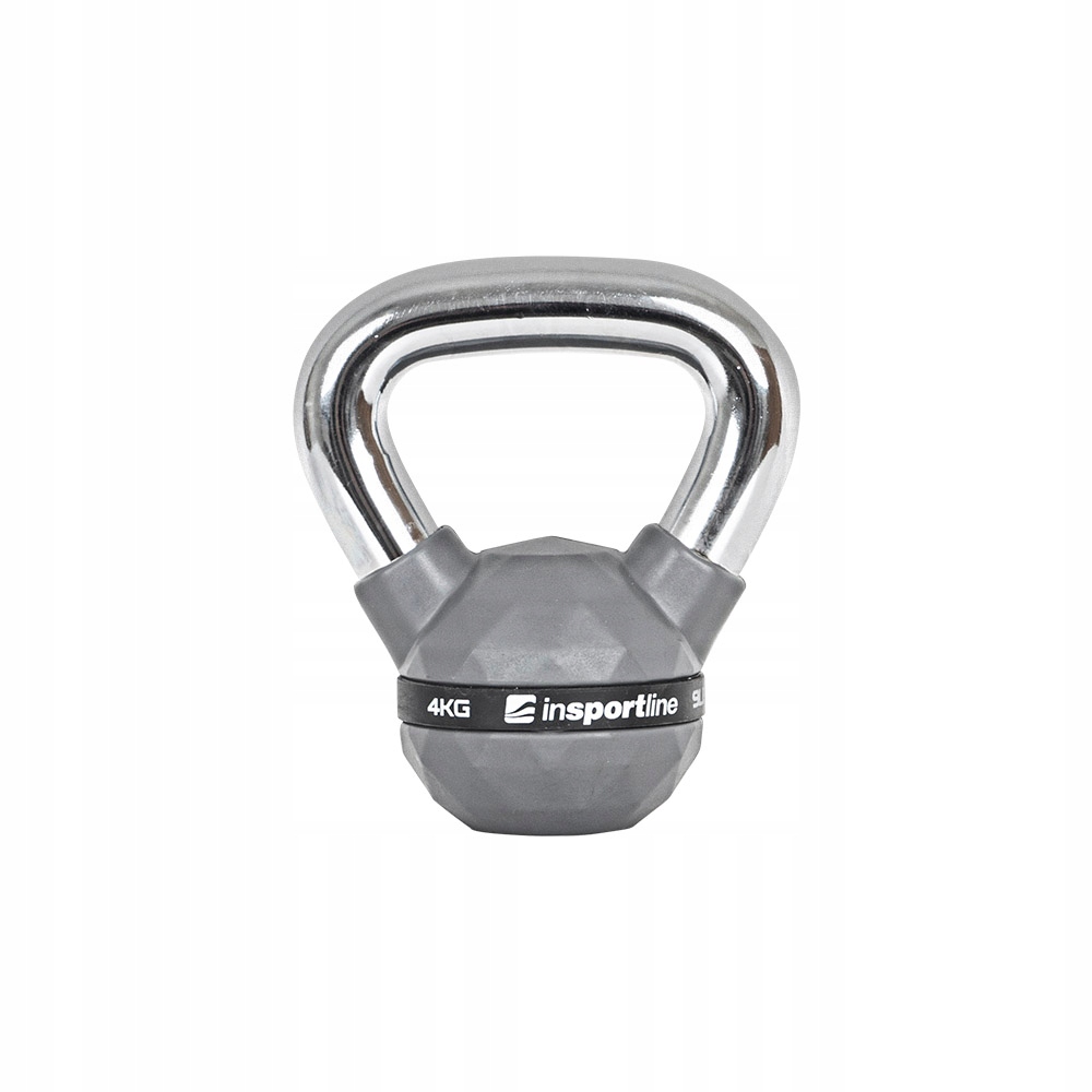 Hantel gumowany inSPORTline PU 4 kg – Idealny do treningu całego ciała