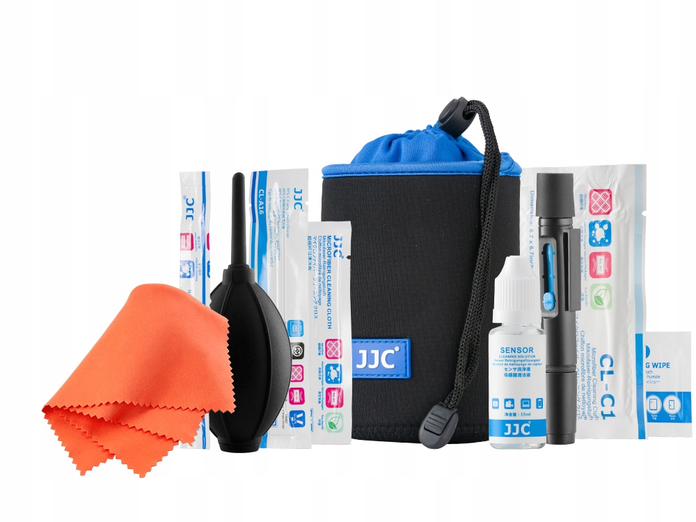 Zestaw do czyszczenia optyki JJC CL-PRO1 8 elementów – Idealne rozwiązanie dla Twojej optyki