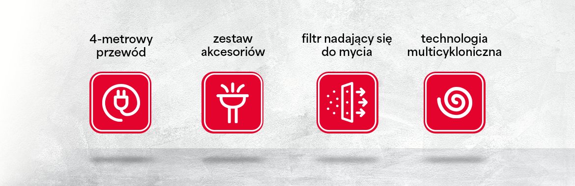 SOGO Odkurzacz bezworkowy cyklonowy 16037
