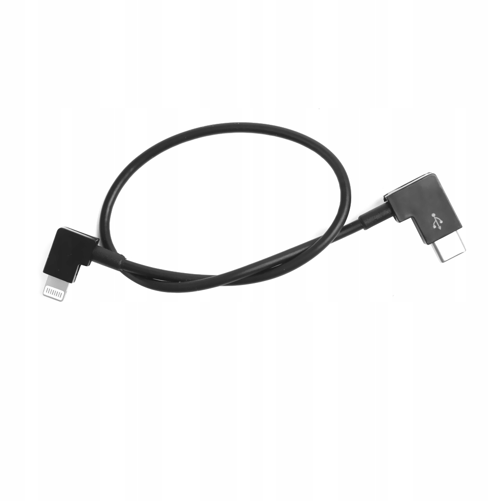 Kabel USB-C - Lightning 0.3 m Czarny (SB5055) – Idealne połączenie dla gimbali