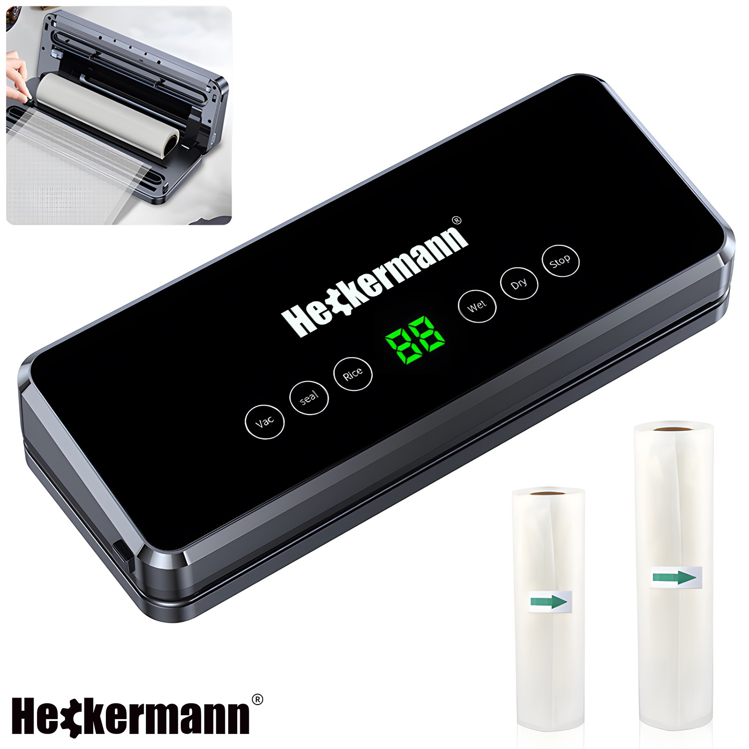 Efektywne pakowanie próżniowe – Jak zgrzewarka Heckermann 3600