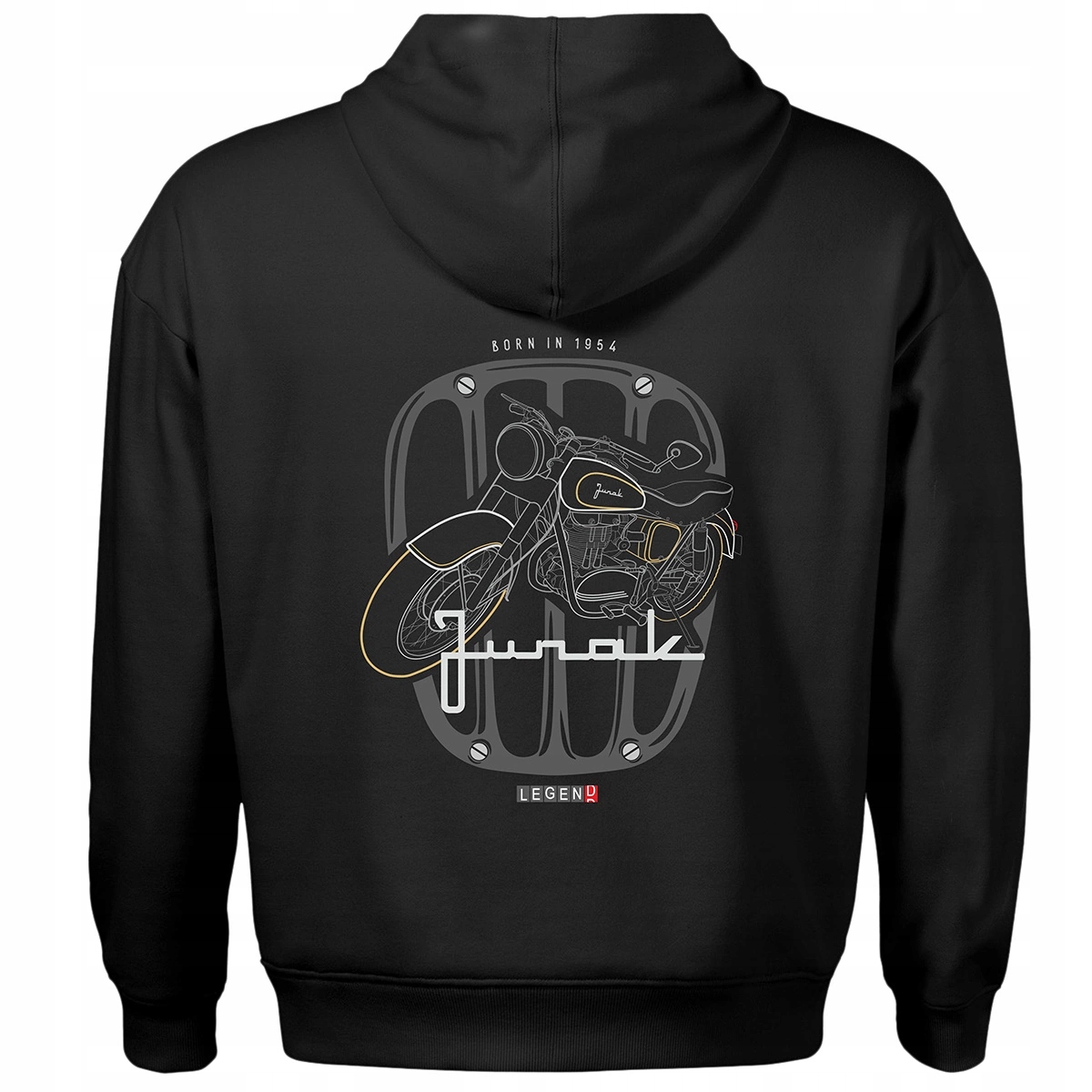 Funkcjonalny design – Przedłużona linia ramion i kieszenie typu kangurka