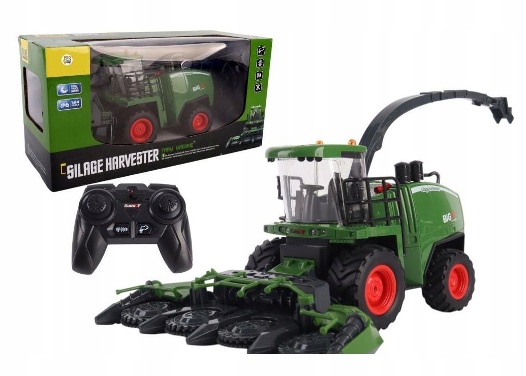 Kombajn R/C z parą ŁAD 6602 – Zdalnie sterowane zabawki dla małych budowniczych