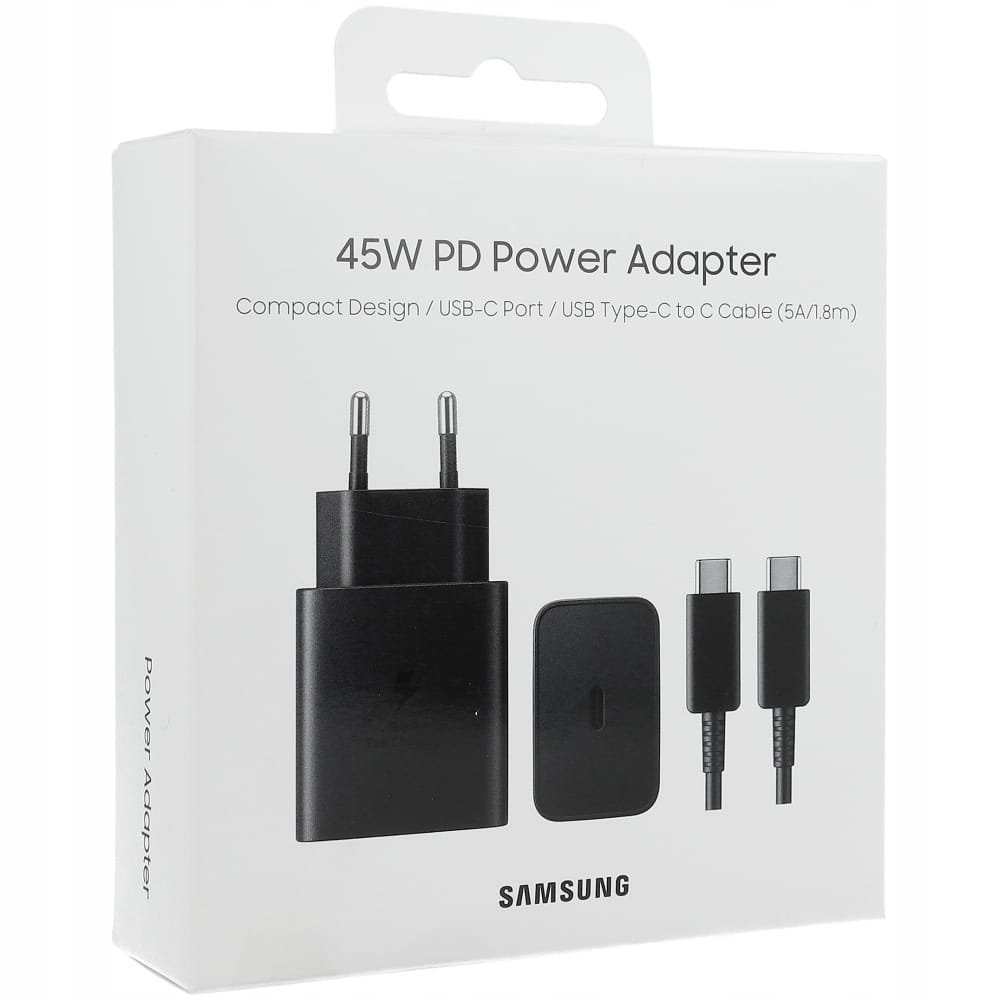 Ładowarka 45W Power Adapter Common Black – Szybkie i efektywne ładowanie