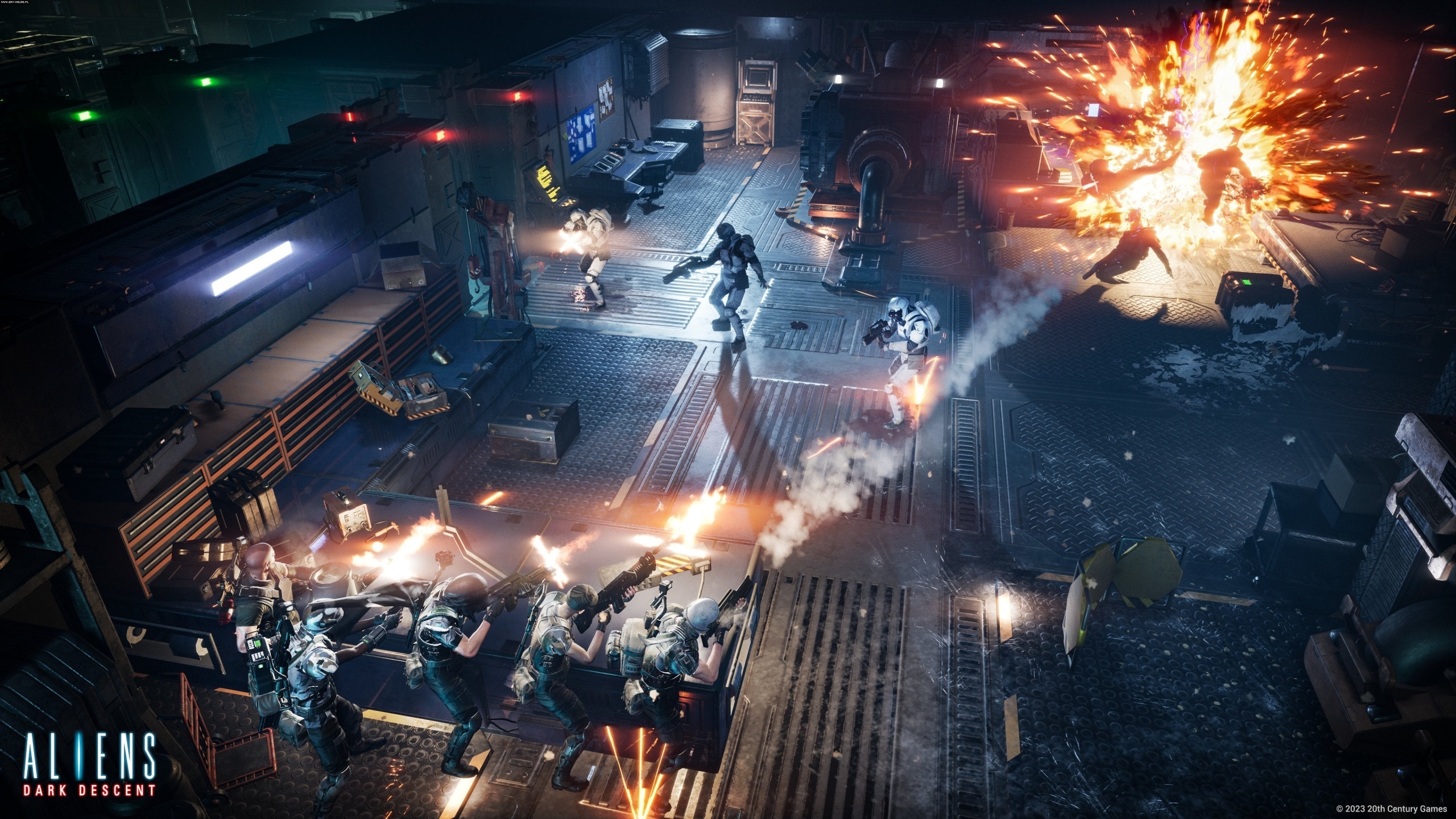 Dowodzenie drużyną Colonial Marines w walce