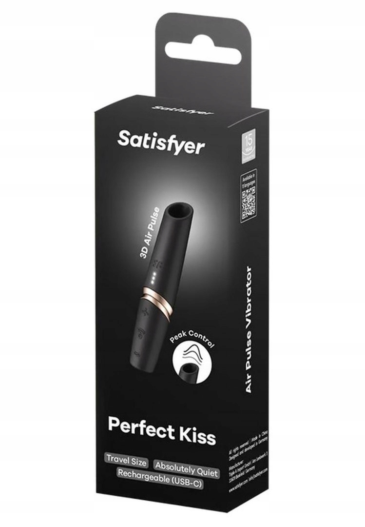 Satisfyer Perfect Kiss – Ciśnieniowy masażer łechtaczki dla wyjątkowych doznań