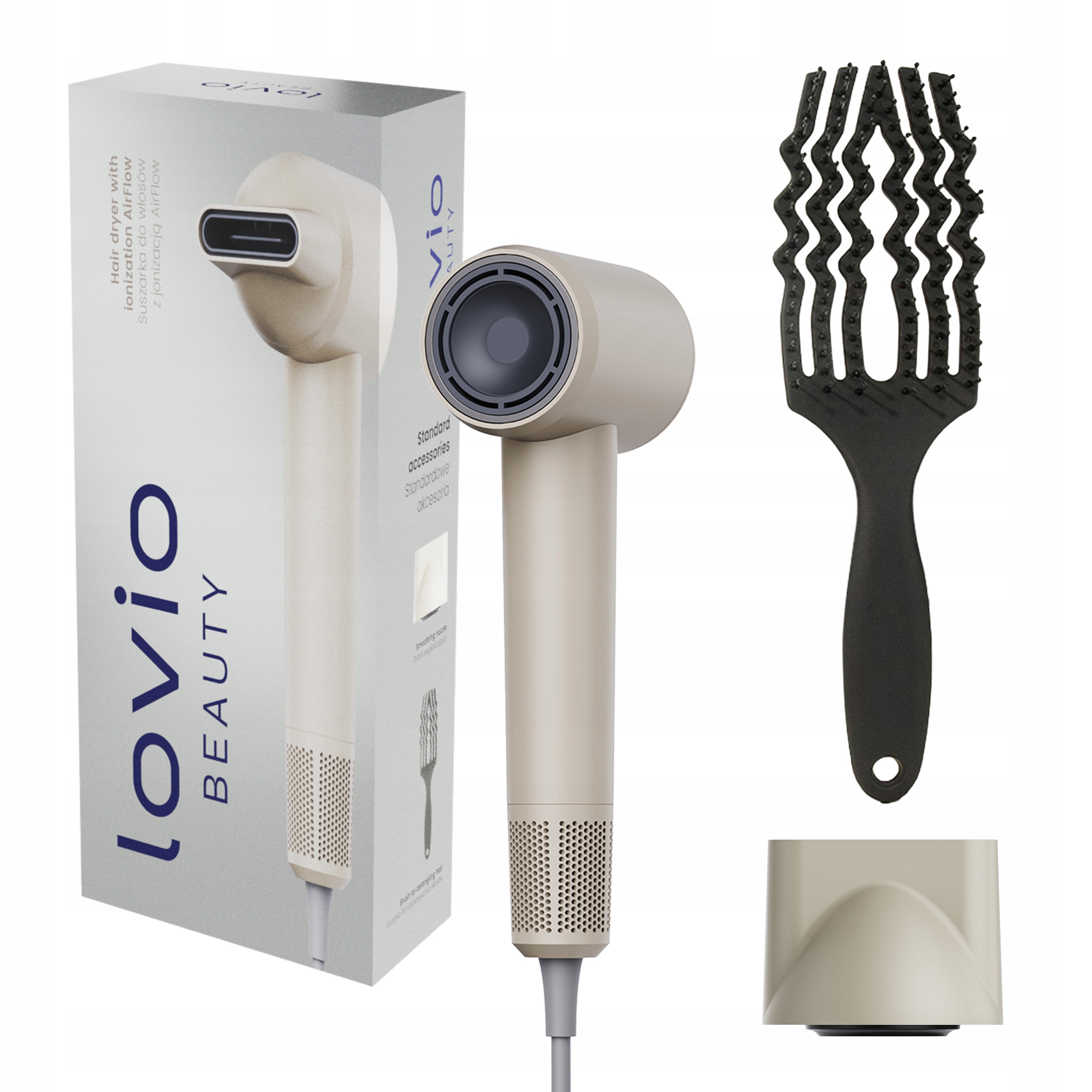 Lovio BEAUTY AirFlow LVHD001 – Profesjonalna suszarka do włosów z jonizacją