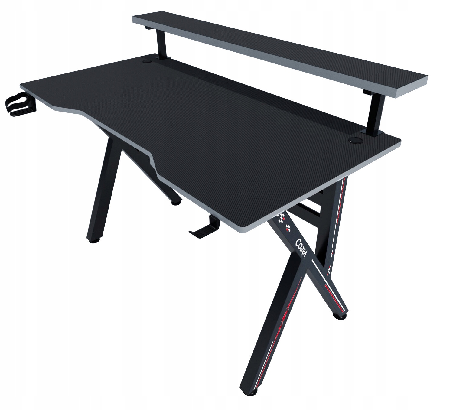 Biurko gamingowe Cobra CR4009BK czarne 120 cm – Idealne dla każdego gracza