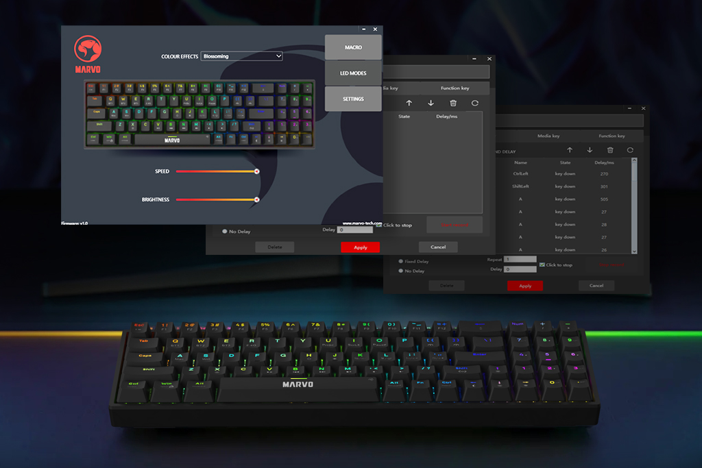 MARVO Shogo 78W - RGB podświetlenie