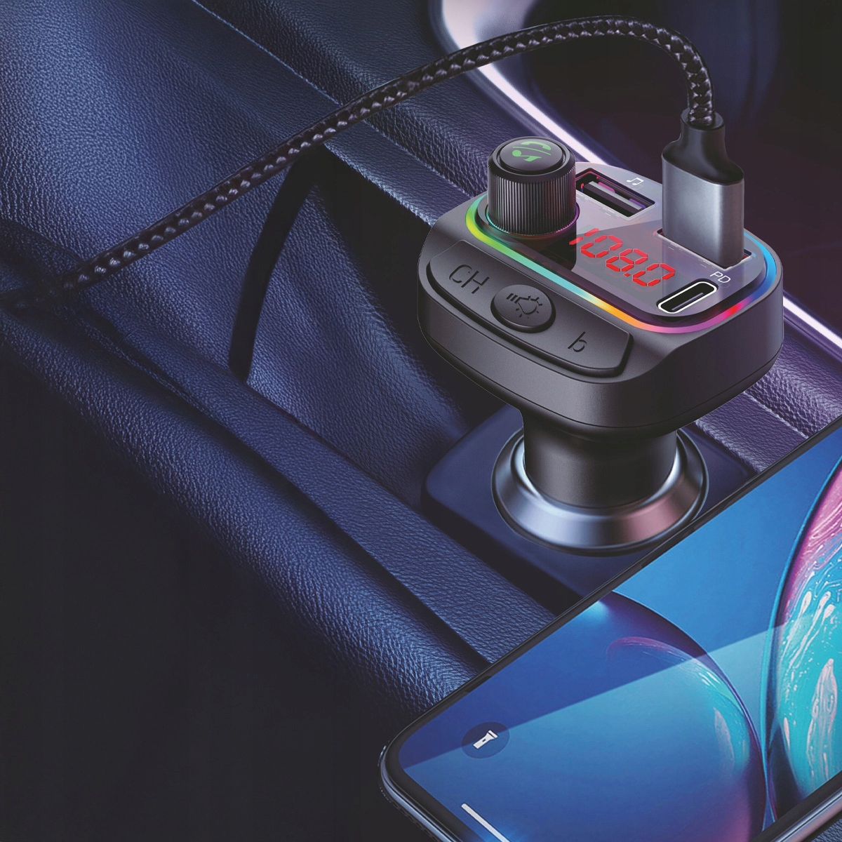 Szybkie ładowanie urządzeń dzięki portom USB-C i USB-A