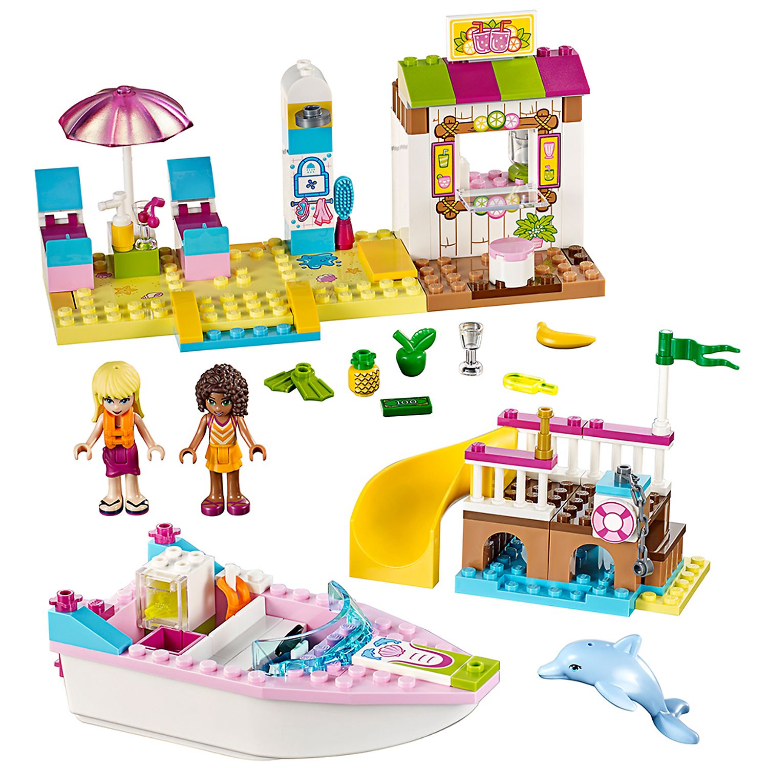 LEGO Juniors 10747 Wakacje na plaży – Zabawa z Stephanie i Andreą