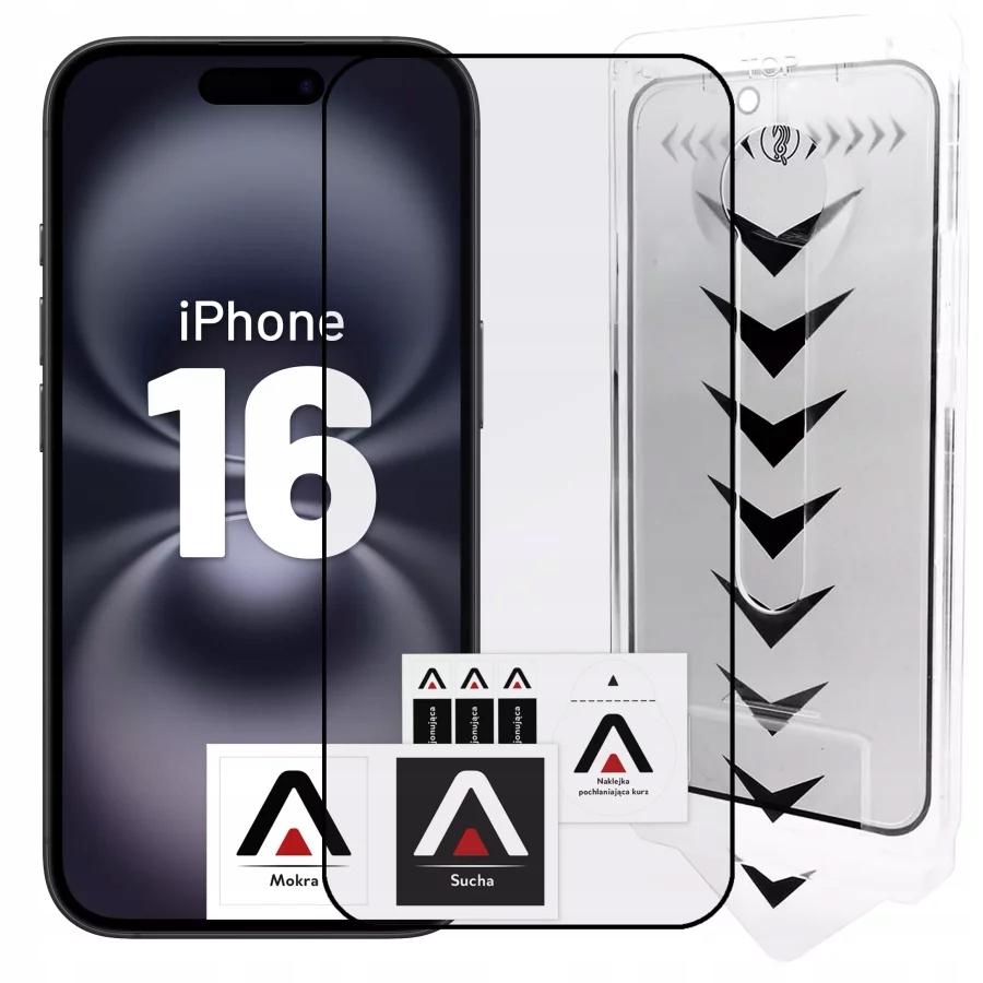 Szkło hartowane do Apple iPhone 16 – Ochrona ekranu na najwyższym poziomie