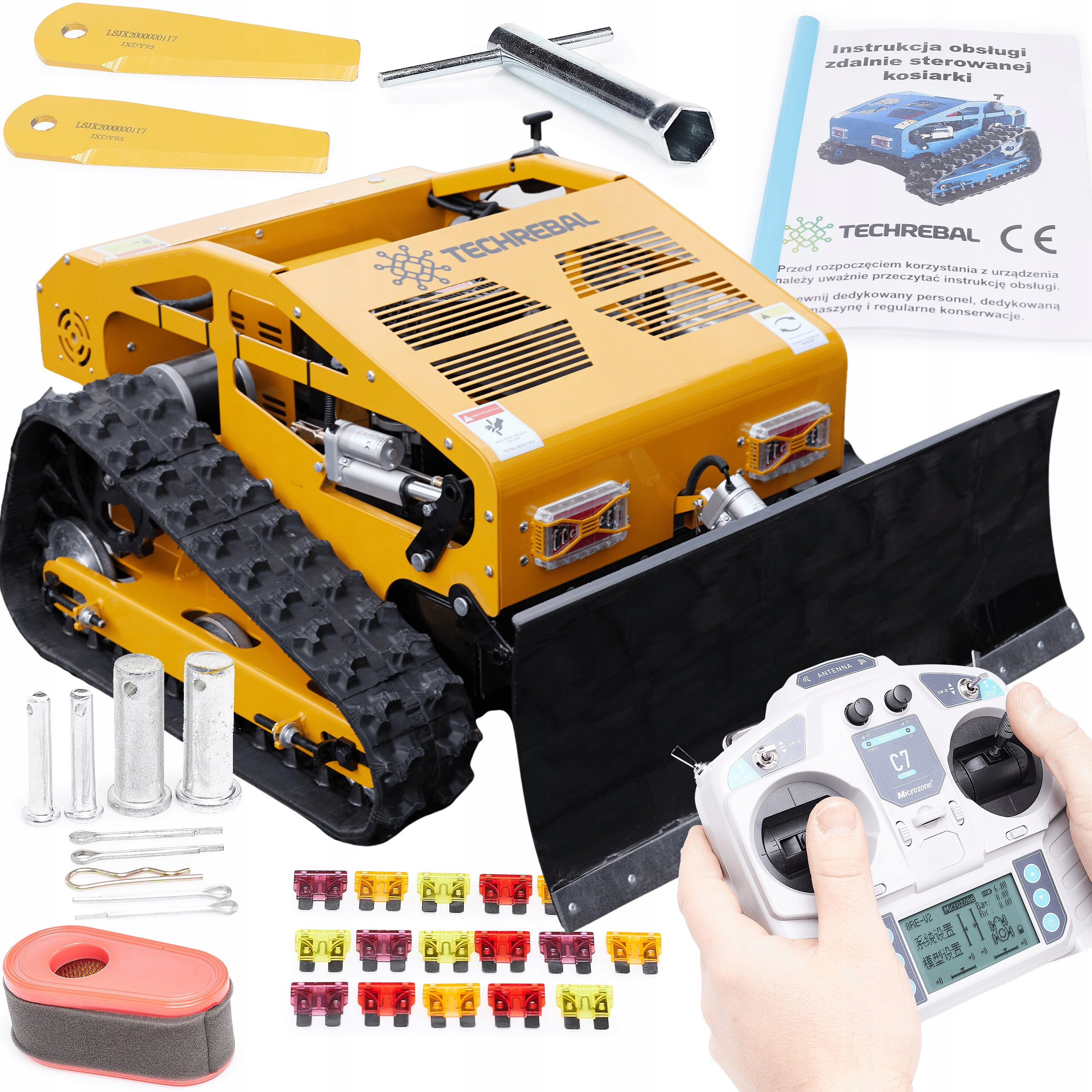 Zdalne sterowanie – Pełna kontrola z odległości 200 m