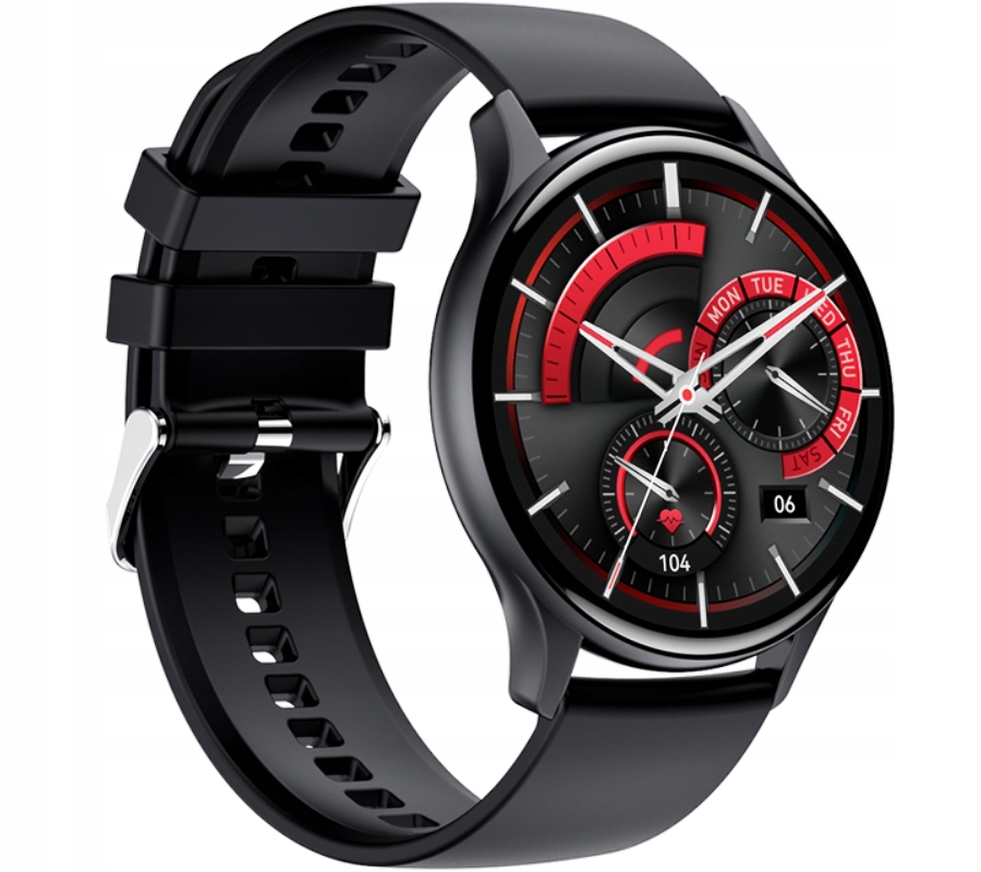Smartwatch Rubicon RNCF11 Czarny – Elegancja i funkcjonalność w jednym