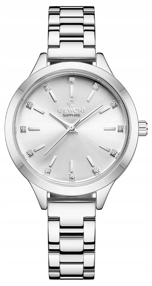 Zegarek Damski Giewont Sapphire Srebrny GW2720-B1 – Elegancja na każdą okazję