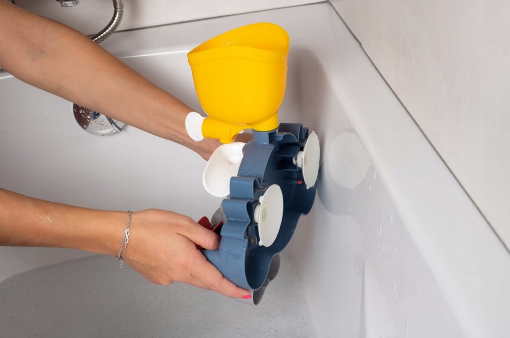 Przyssawki do łatwego montażu w wannie i pod prysznicem