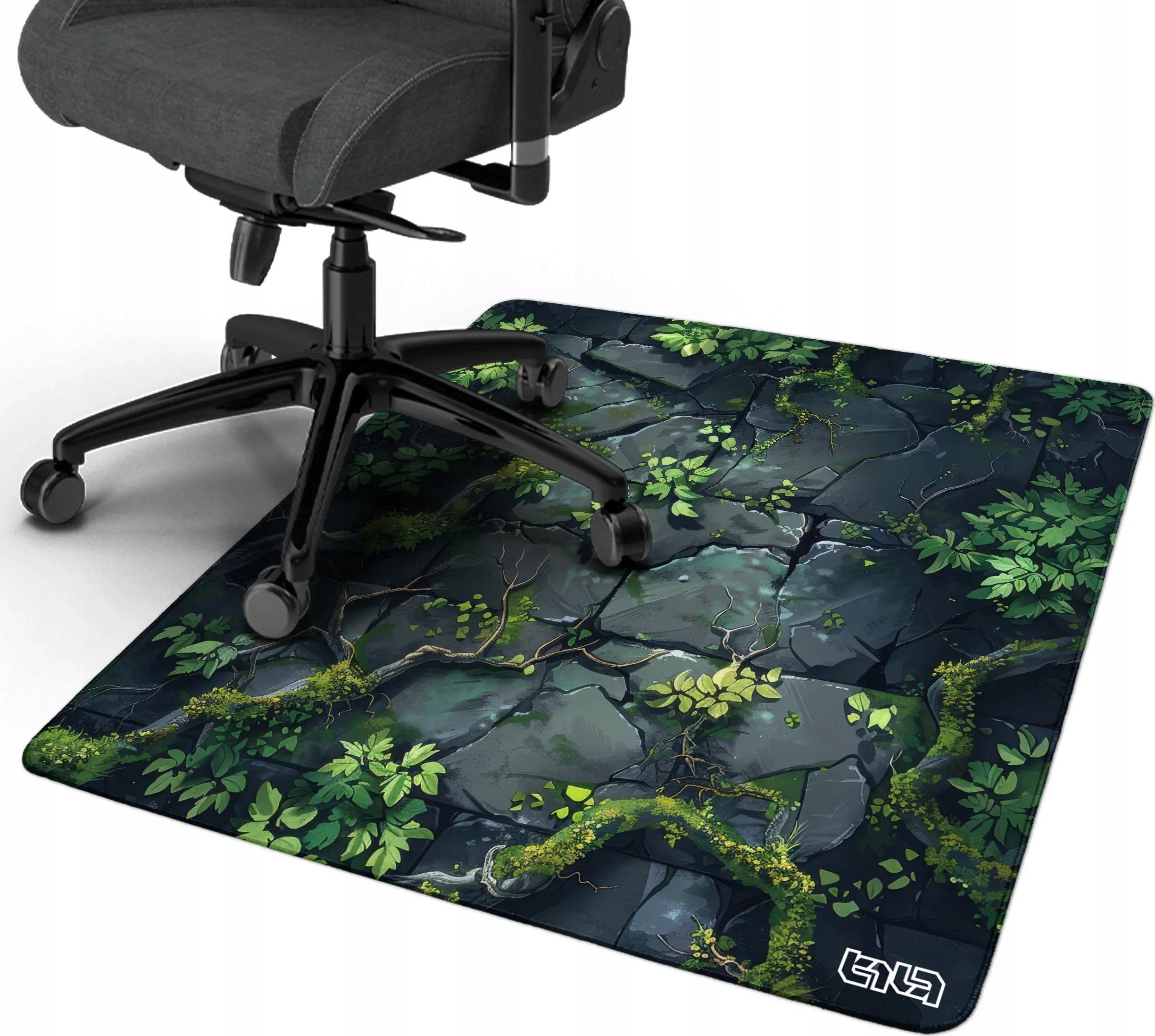 Tilt Mata pod Krzesło Gąszcze i Ruiny 100x100 – Elegancja i funkcjonalność w Twoim biurze