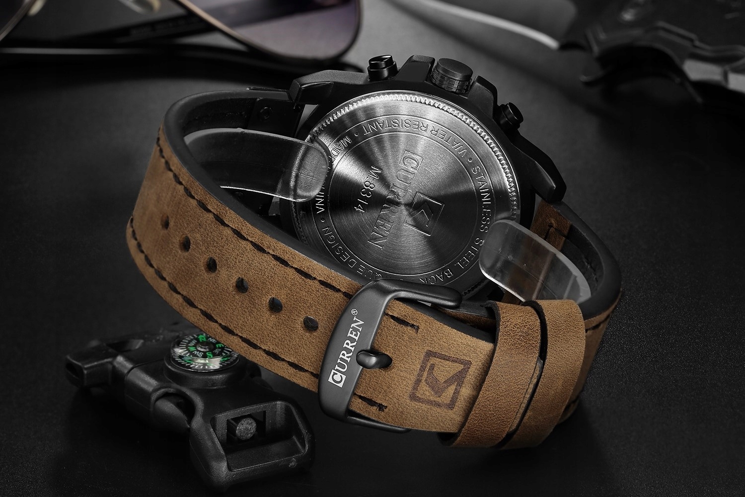 ZEGAREK MĘSKI CURREN KLASYCZNY ELEGANCKI CHRONOGRAF DATOWNIK – Idealny wybór dla eleganckiego mężczyzny