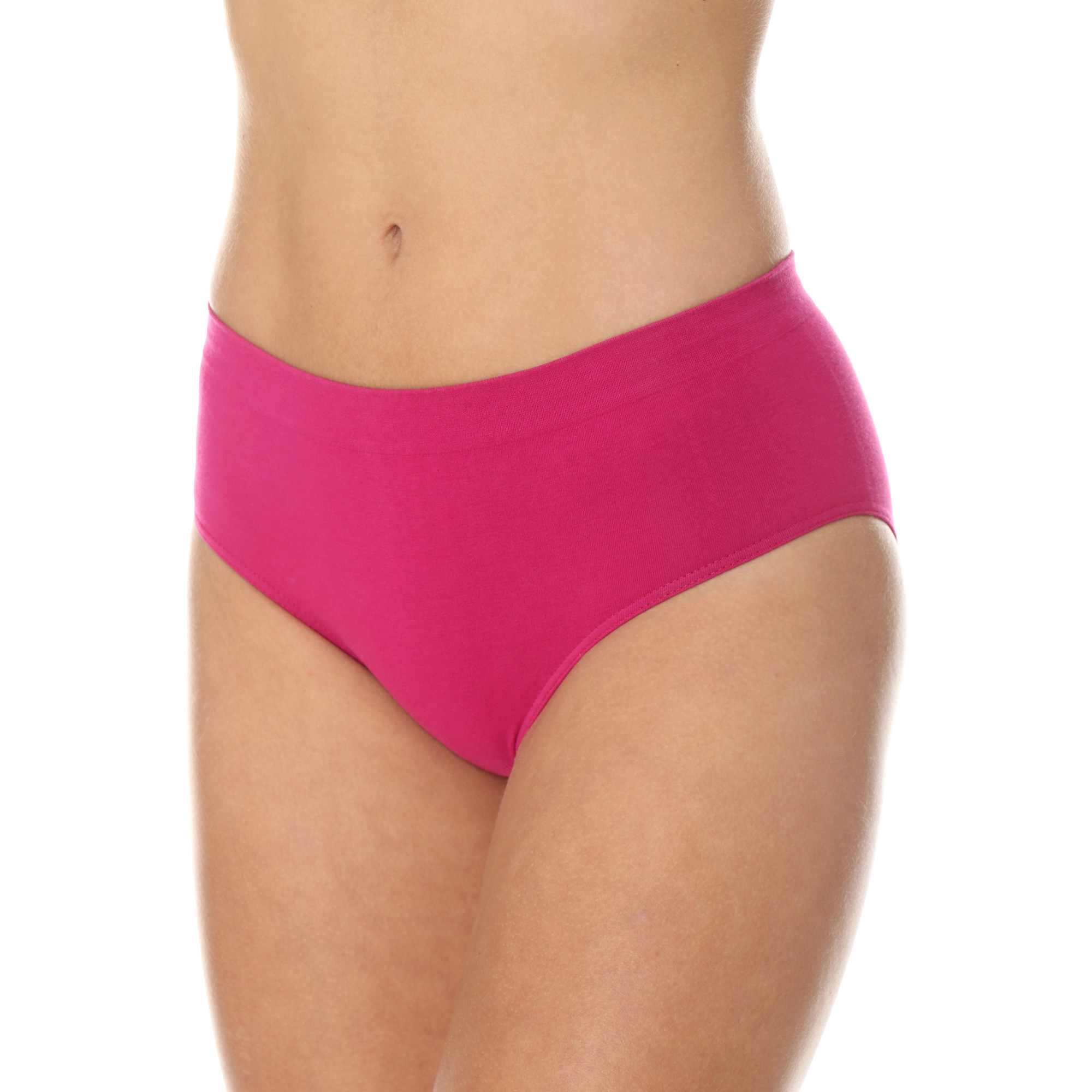 Brubeck HI00090A – Damskie majtki classic COMFORT COTTON w kolorze fuksjowym