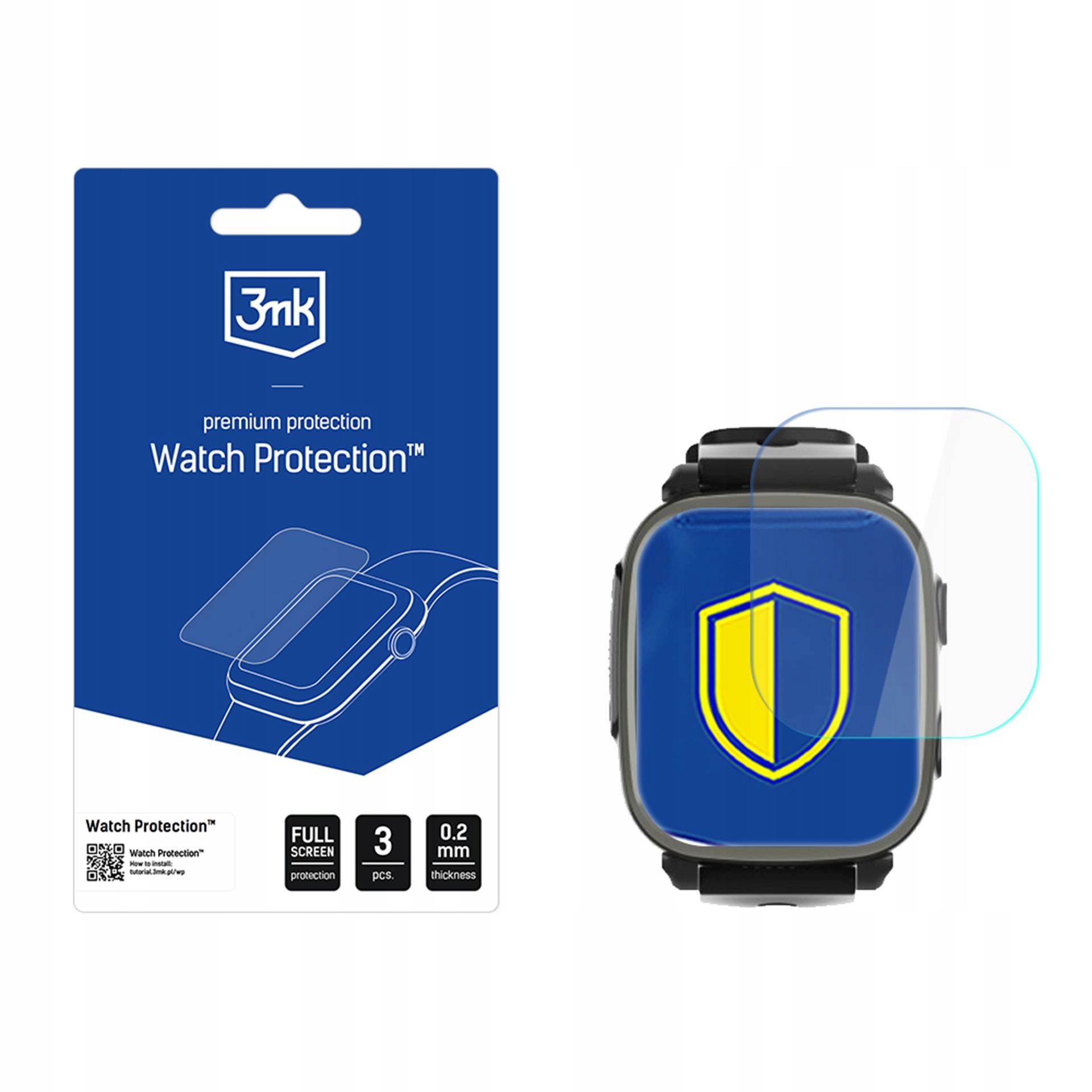 Carneo GUARDKID+ 4G Platinum – Ochrona ekranu smartwatcha z 3mk Watch Protection ARC